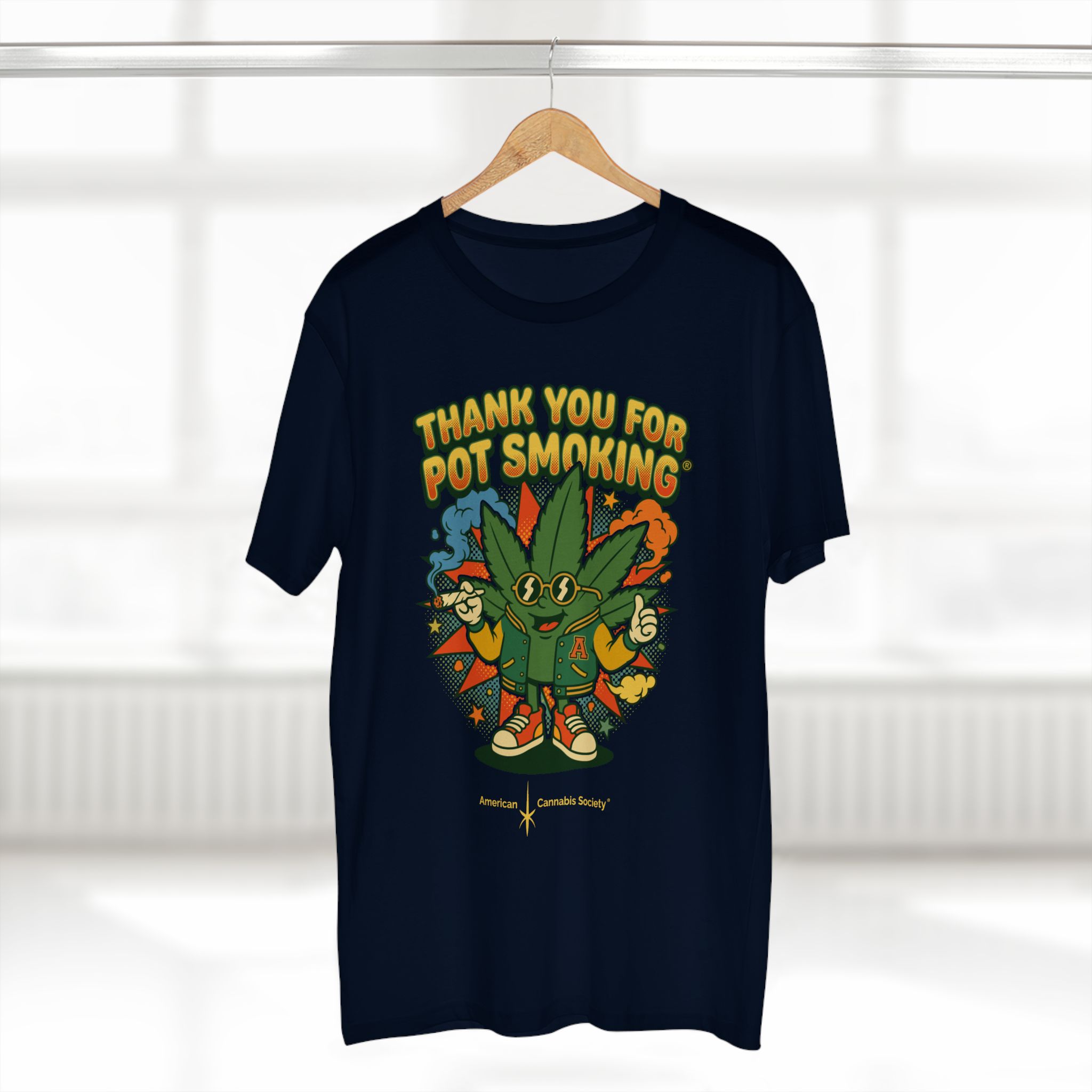 Thank You for Pot Smoking® T-Shirt — Retro Cannabis Graphic Tee - Image 56