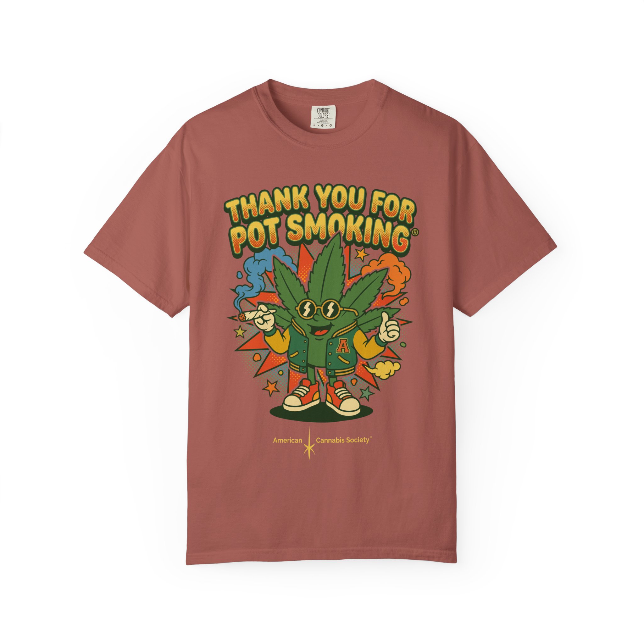 Thank You For Pot Smoking® Retro Cartoon T-Shirt - Image 57