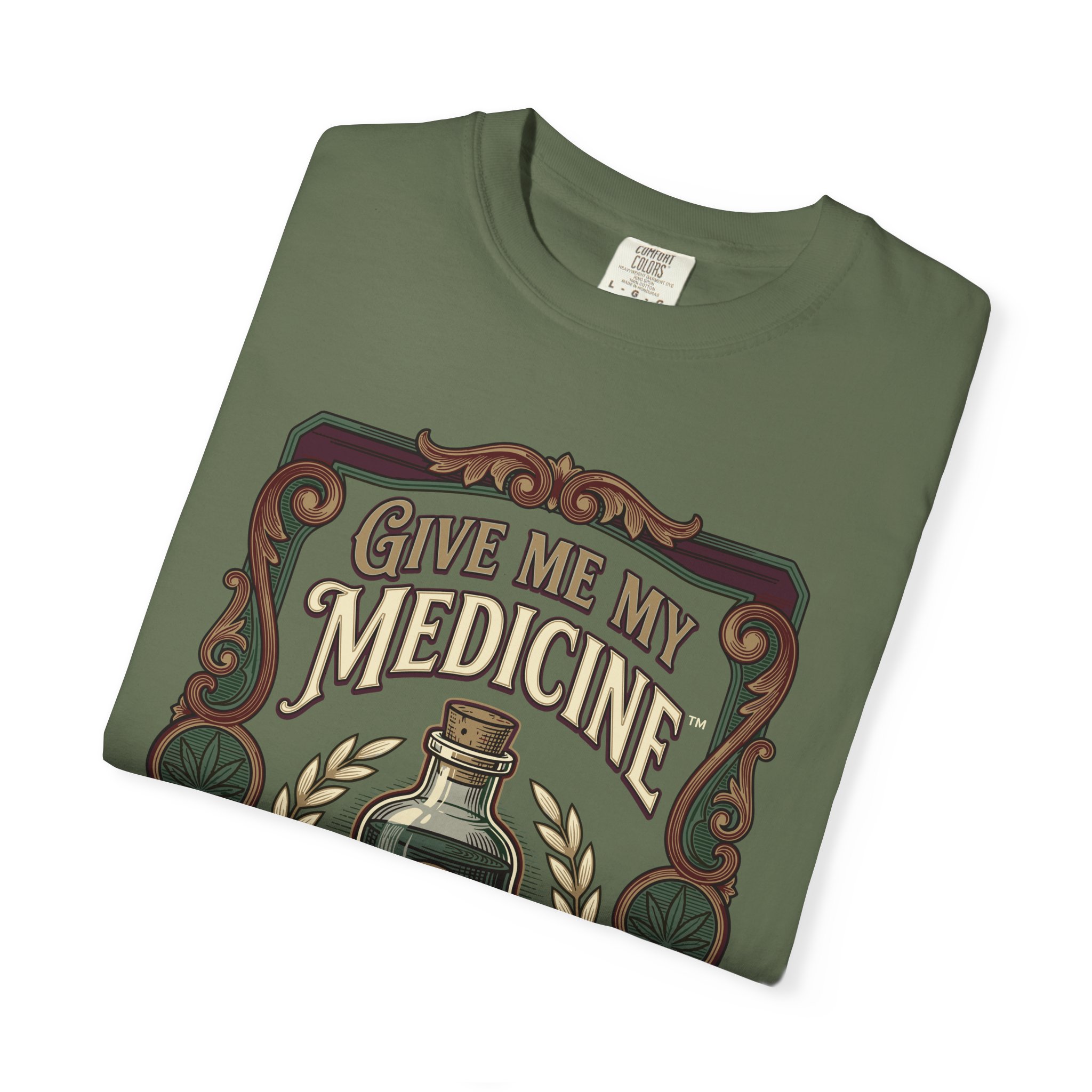 Give Me My Medicine™ T-Shirt — Vintage Cannabis Bottle Graphic Tee - Image 23