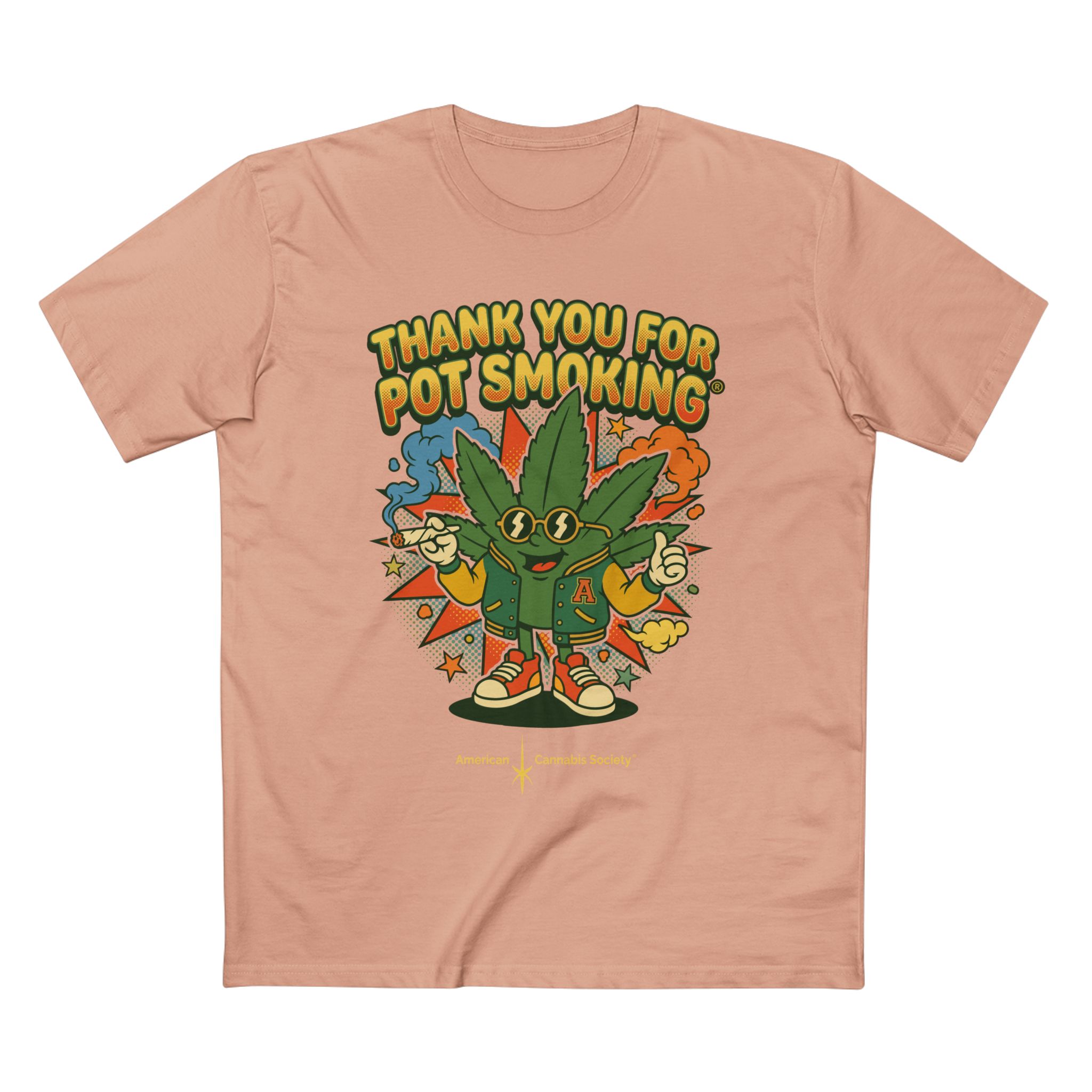 Thank You for Pot Smoking® T-Shirt — Retro Cannabis Graphic Tee - Image 17