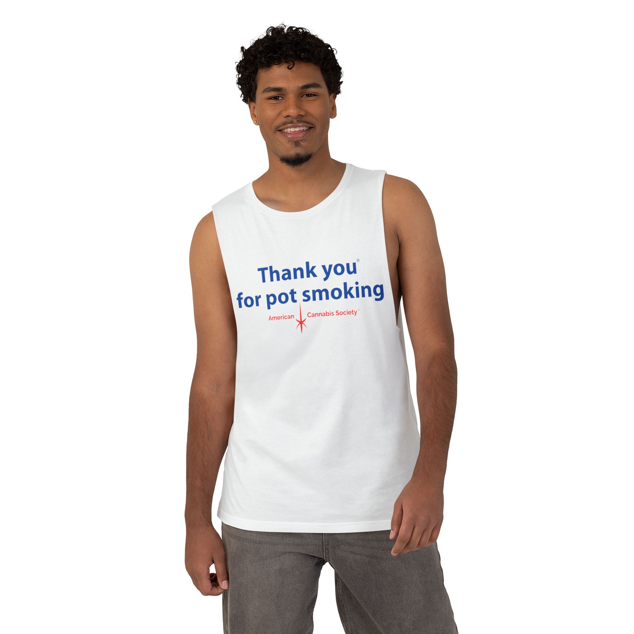 Thank You for Pot Smoking® Tank Top | ACS® Approved | THC Factor - Image 3