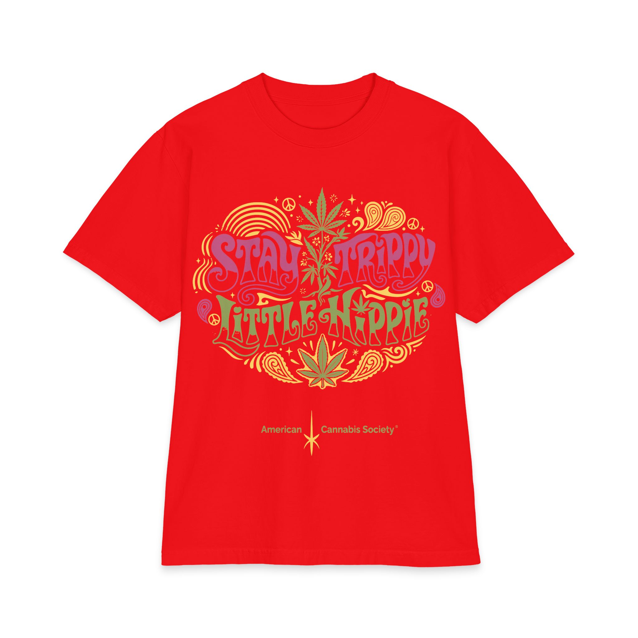 Stay Trippy Little Hippie T-Shirt — Retro Psychedelic Cannabis Tee - Image 10