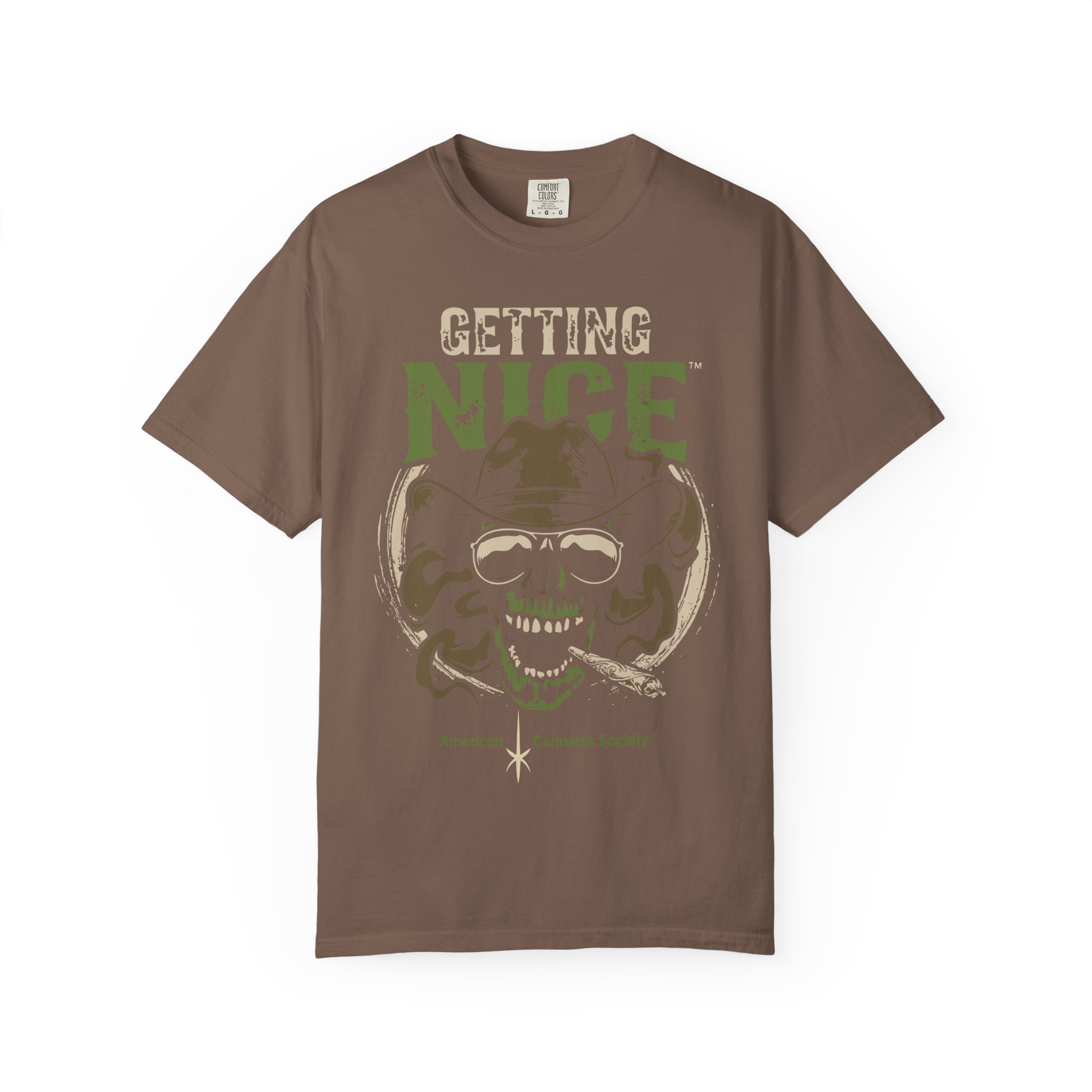 Getting Nice Skull Cowboy T-Shirt — Retro Western Graphic Tee - Image 25