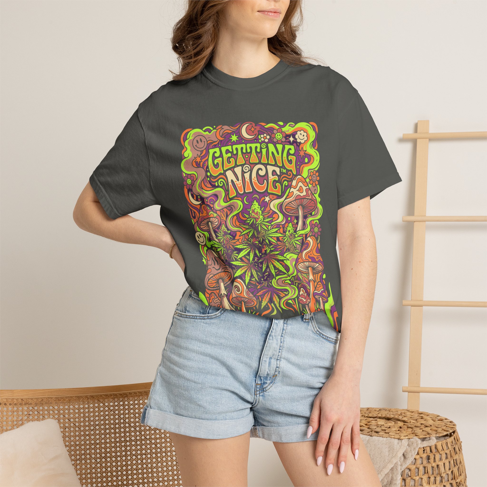 Psychedelic Getting Nice™ Graphic T-Shirt - Image 20