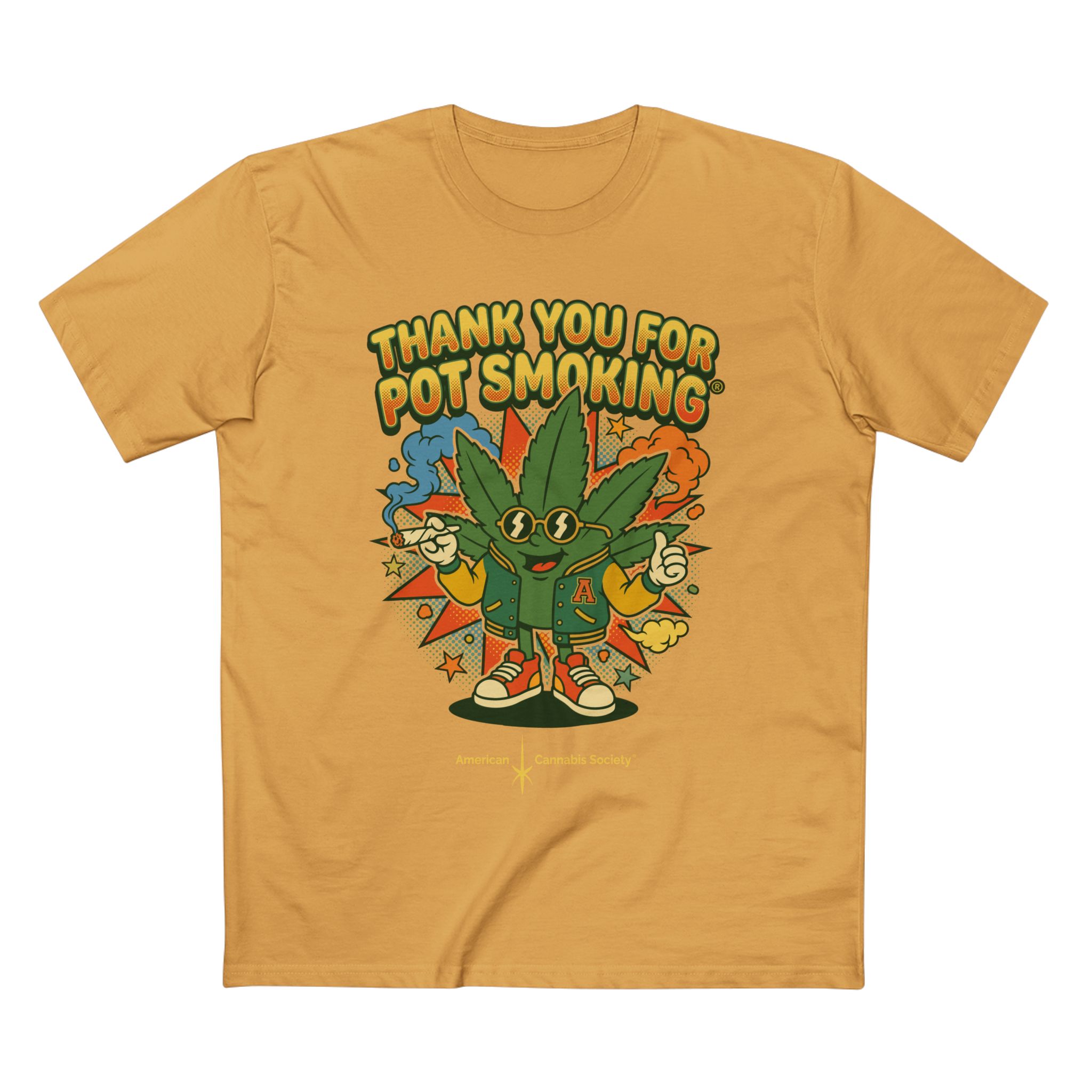 Thank You for Pot Smoking® T-Shirt — Retro Cannabis Graphic Tee - Image 29