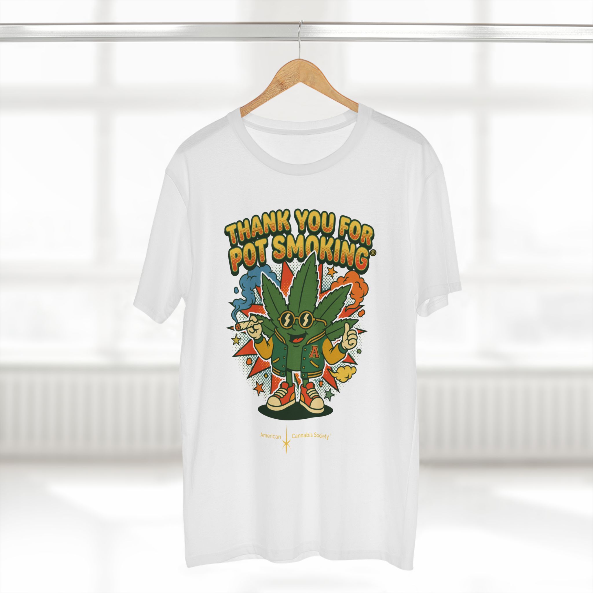 Thank You for Pot Smoking® T-Shirt — Retro Cannabis Graphic Tee - Image 4