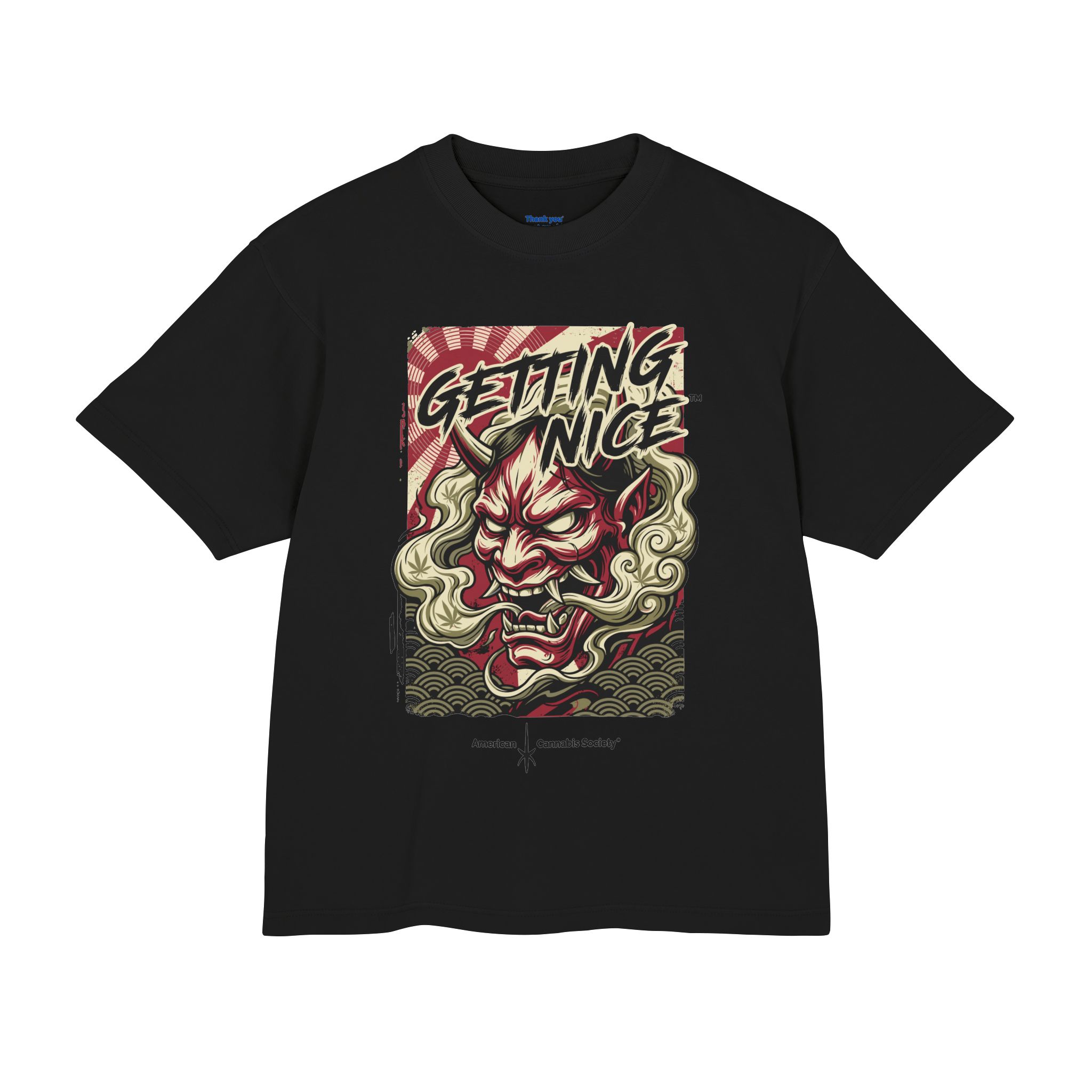 Getting Nice Oni Graphic Tee — Japanese Demon Mask Streetwear Shirt - Image 17