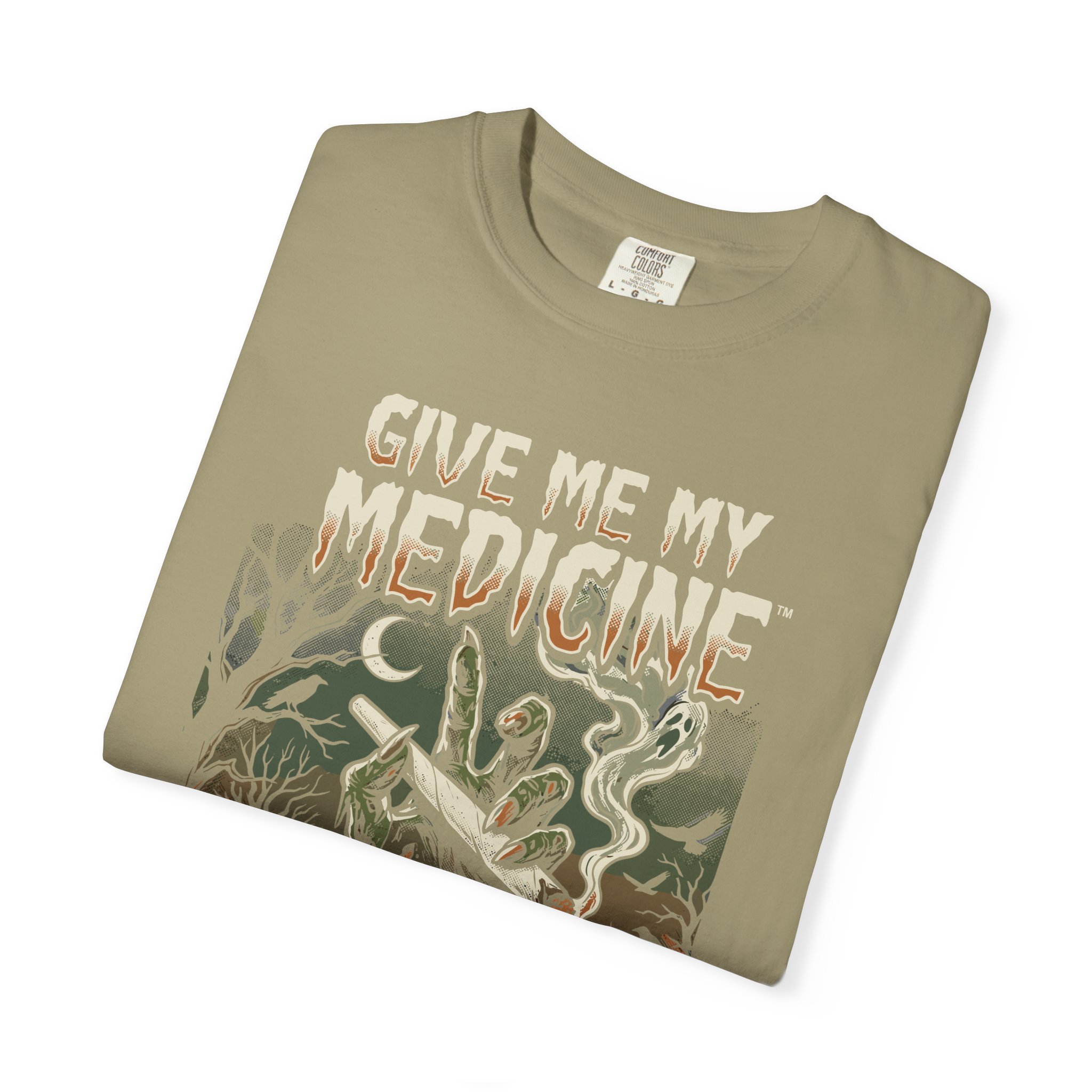 Give Me My Medicine™ Retro Horror Surf Band Tee - Image 3