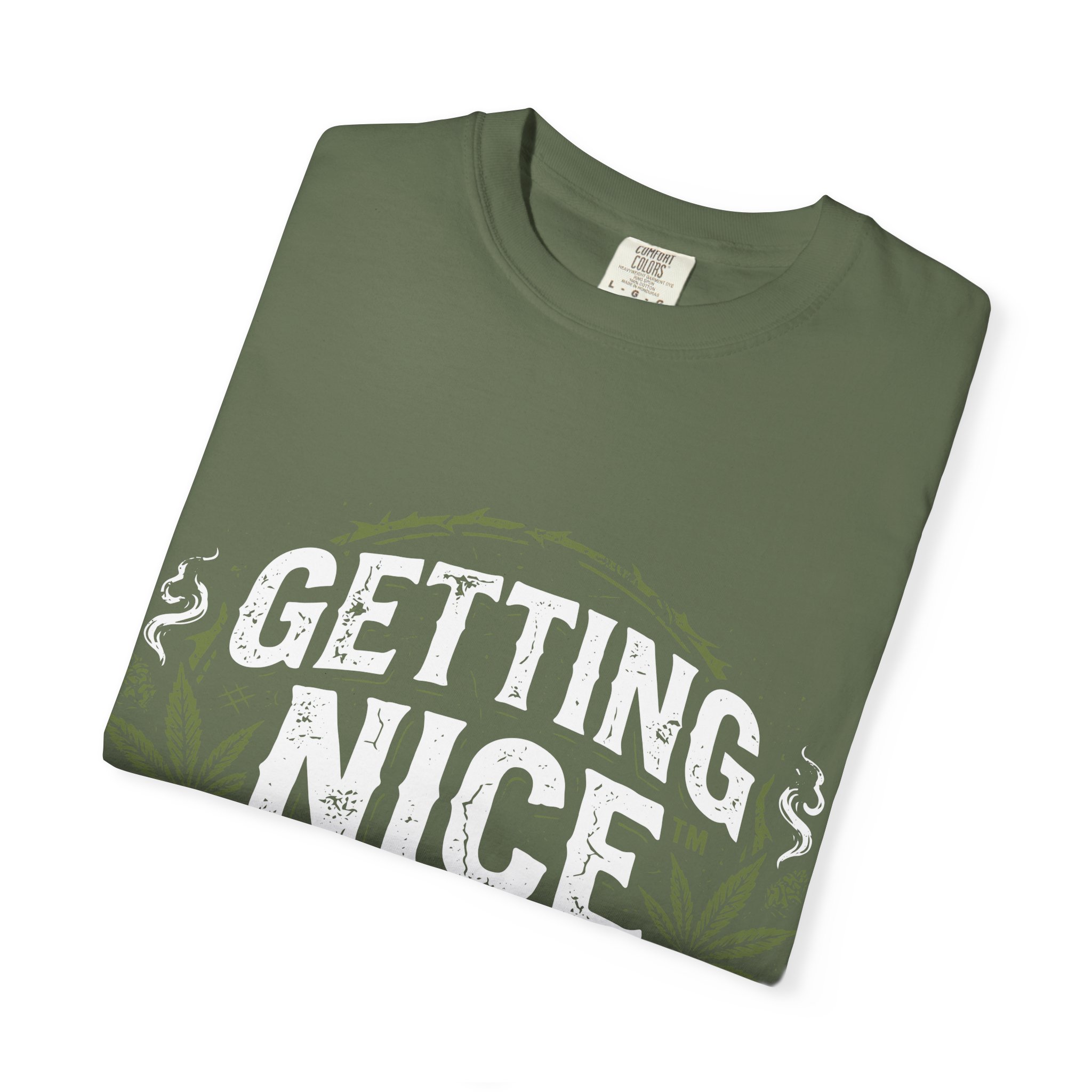 Cannabis Leaf Vintage Logo T-Shirt — American Cannabis Society® Garment-Dyed Tee - Image 35