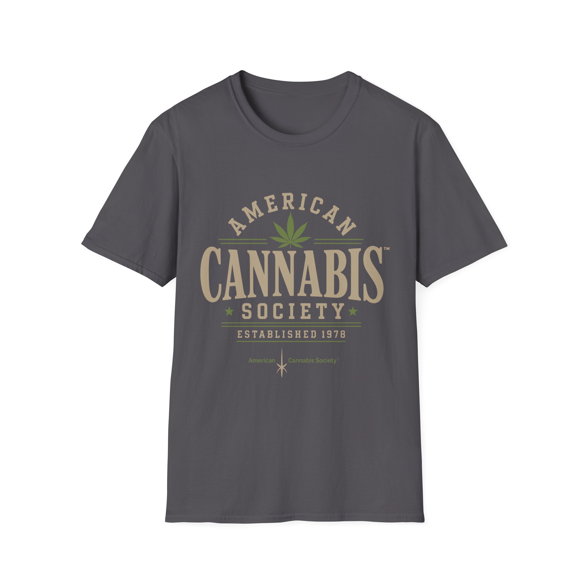 American Cannabis Society® T-Shirt — American Cannabis Society® Vintage Logo Tee - Image 33