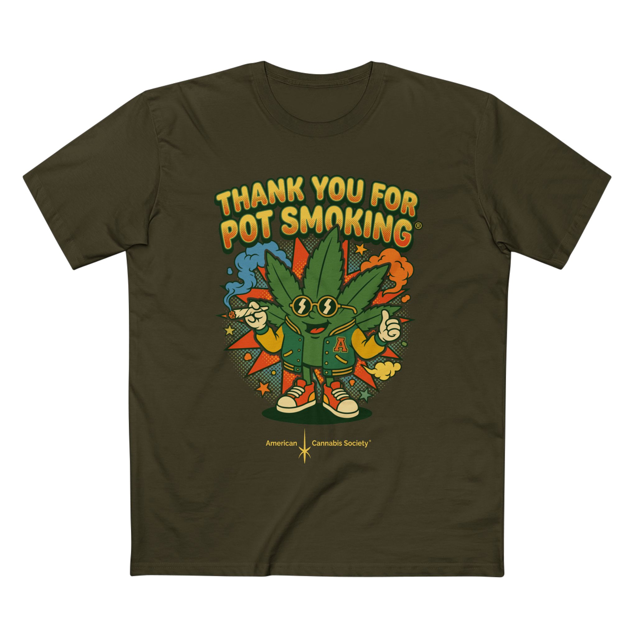 Thank You for Pot Smoking® T-Shirt — Retro Cannabis Graphic Tee - Image 33