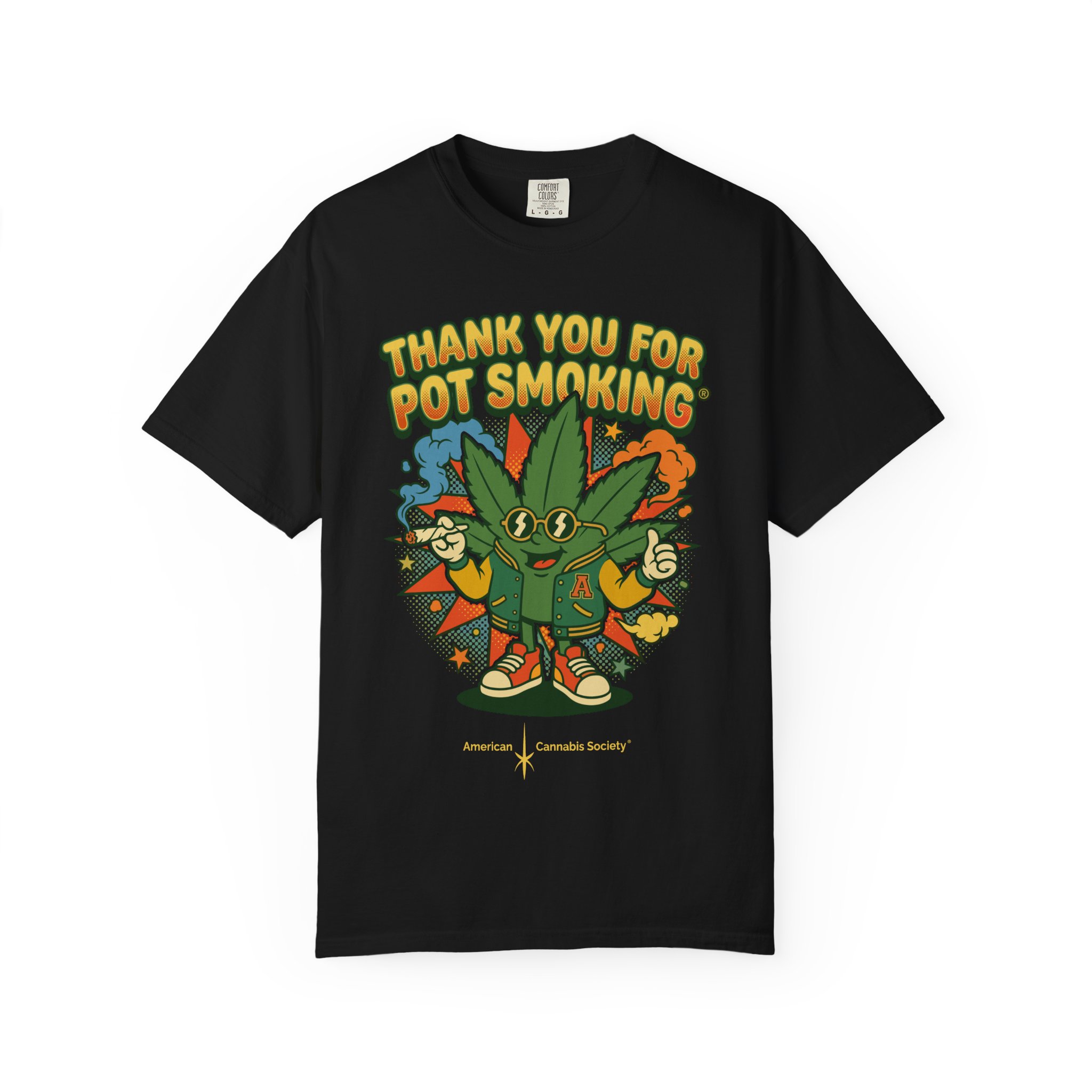 Thank You For Pot Smoking® Retro Cartoon T-Shirt - Image 53