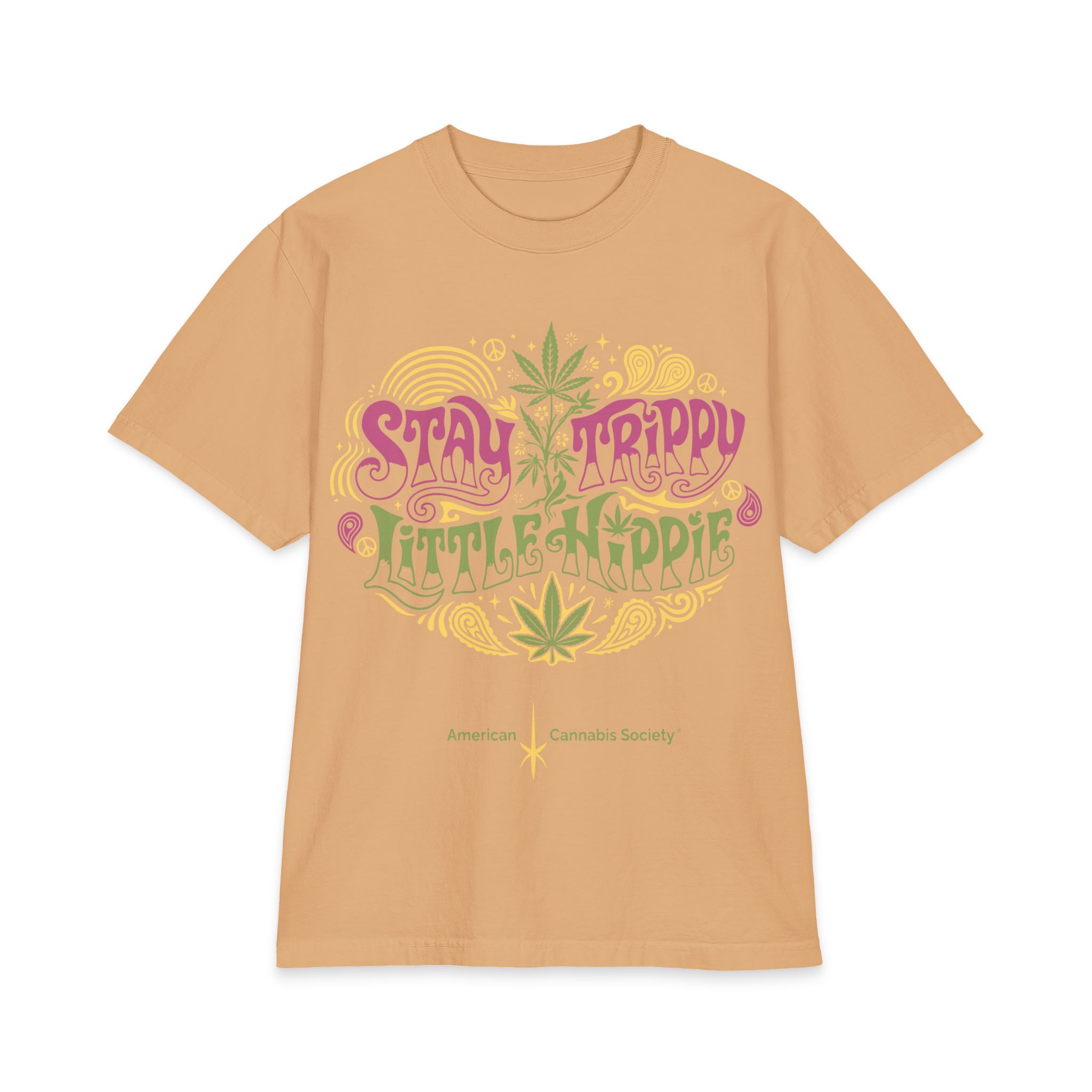 Stay Trippy Little Hippie T-Shirt — Retro Psychedelic Cannabis Tee - Image 7