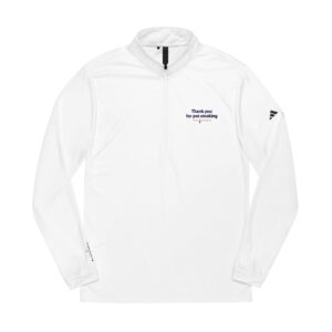 Thank You for Pot Smoking® adidas Quarter-Zip | ACS® Approved | THC Factor