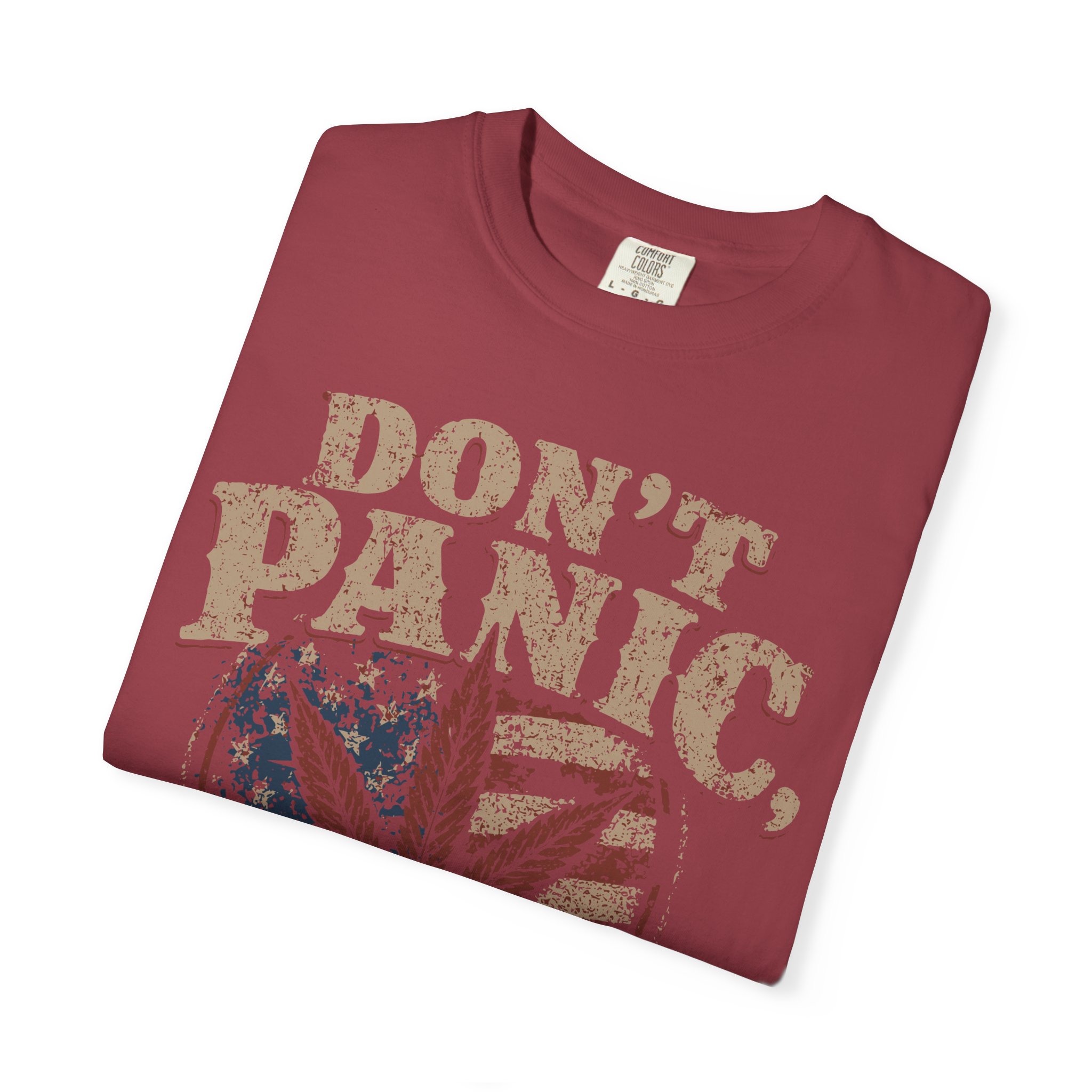 American Cannabis Society® “Don’t Panic It’s Organic” T-Shirt — Vintage Cannabis Leaf Graphic Tee - Image 58