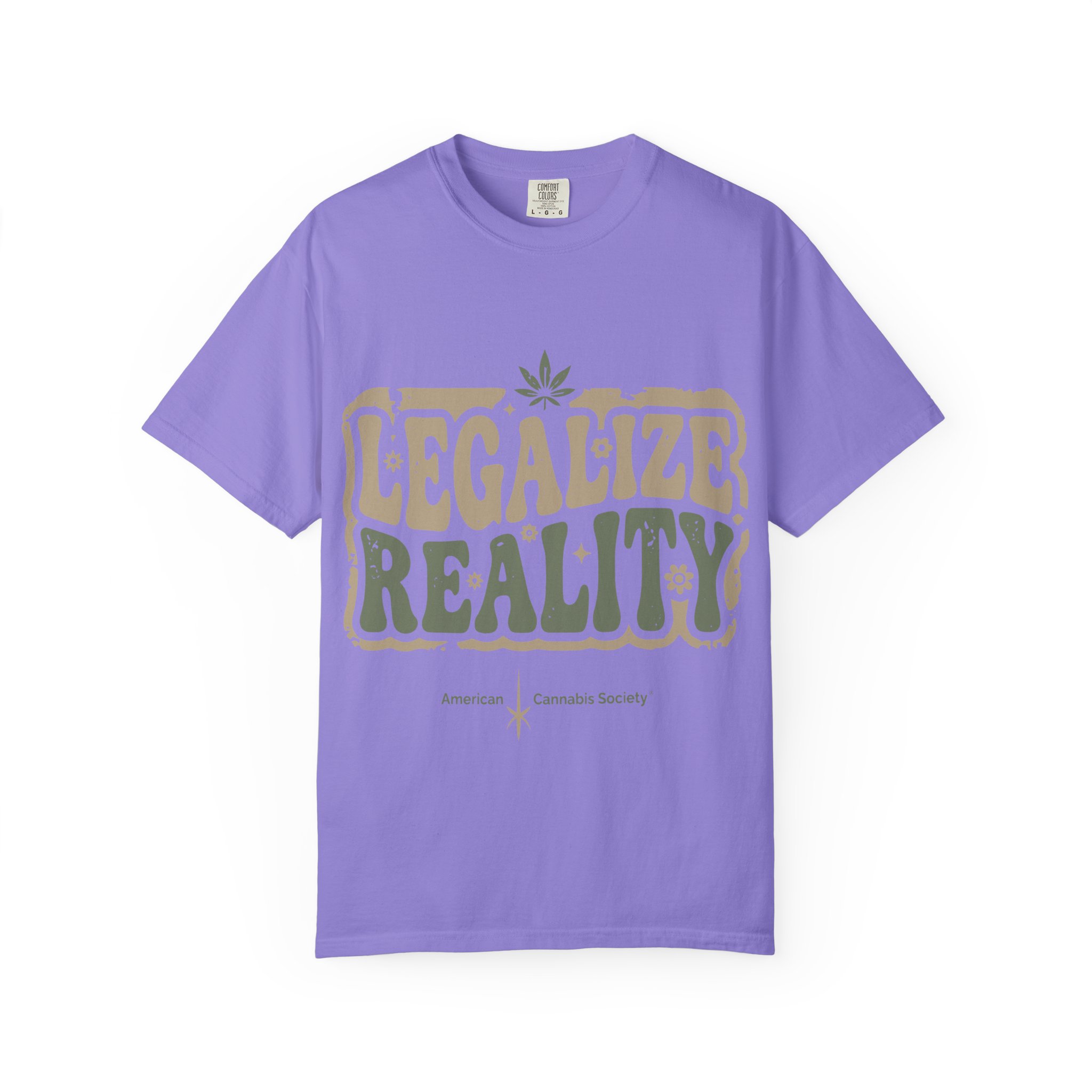 American Cannabis Society® “Legalize Reality” T-Shirt — Retro Cannabis Advocacy Graphic Tee - Image 41