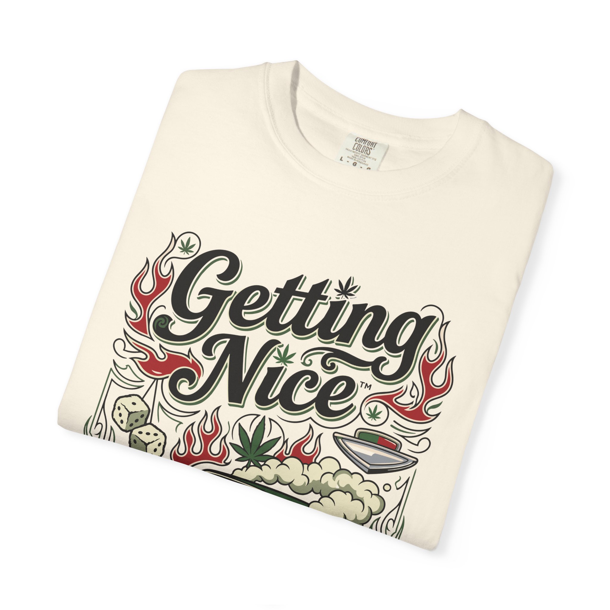 Getting Nice™ Lowrider T-Shirt — Cannabis Car Culture Graphic Tee - Image 19