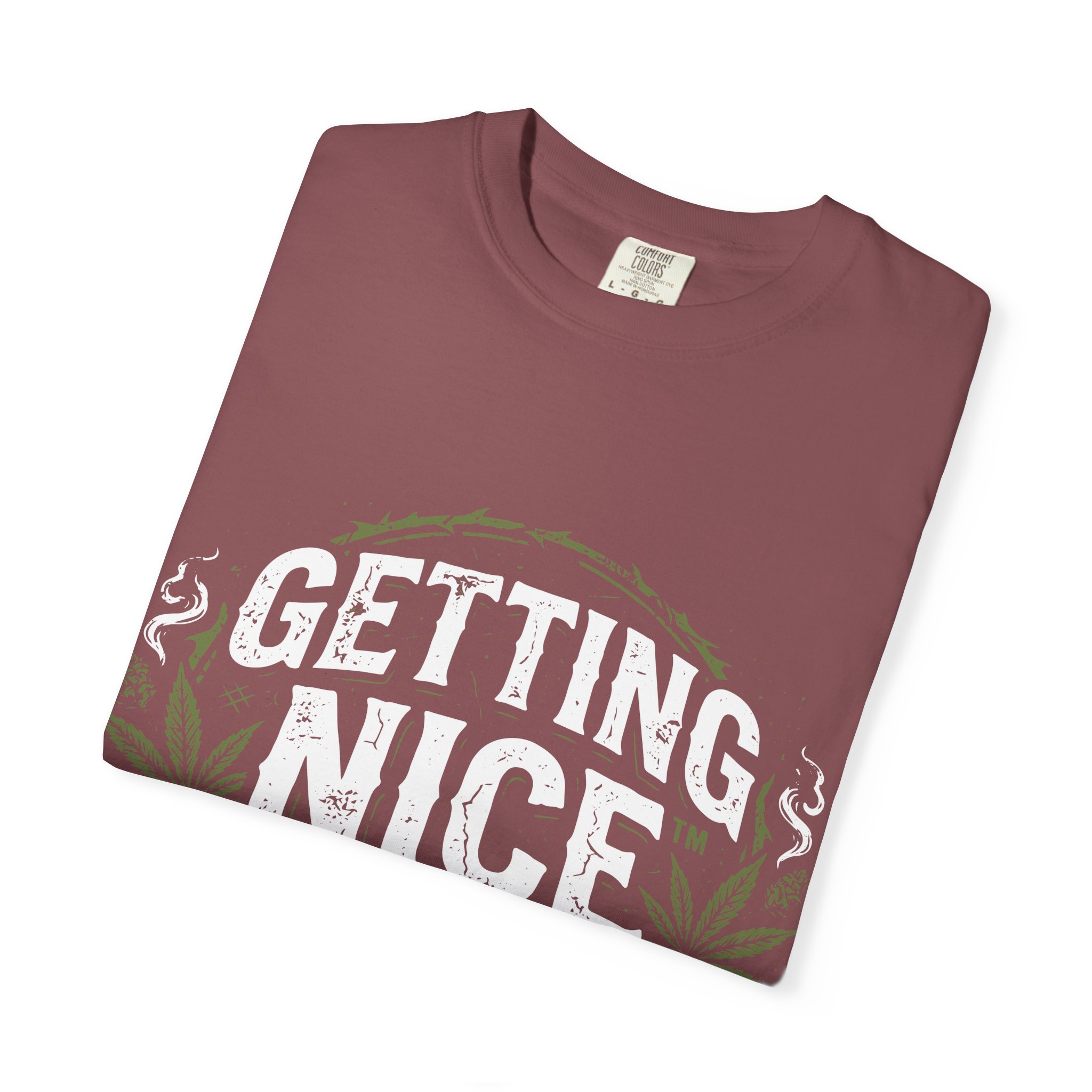 Cannabis Leaf Vintage Logo T-Shirt — American Cannabis Society® Garment-Dyed Tee - Image 3