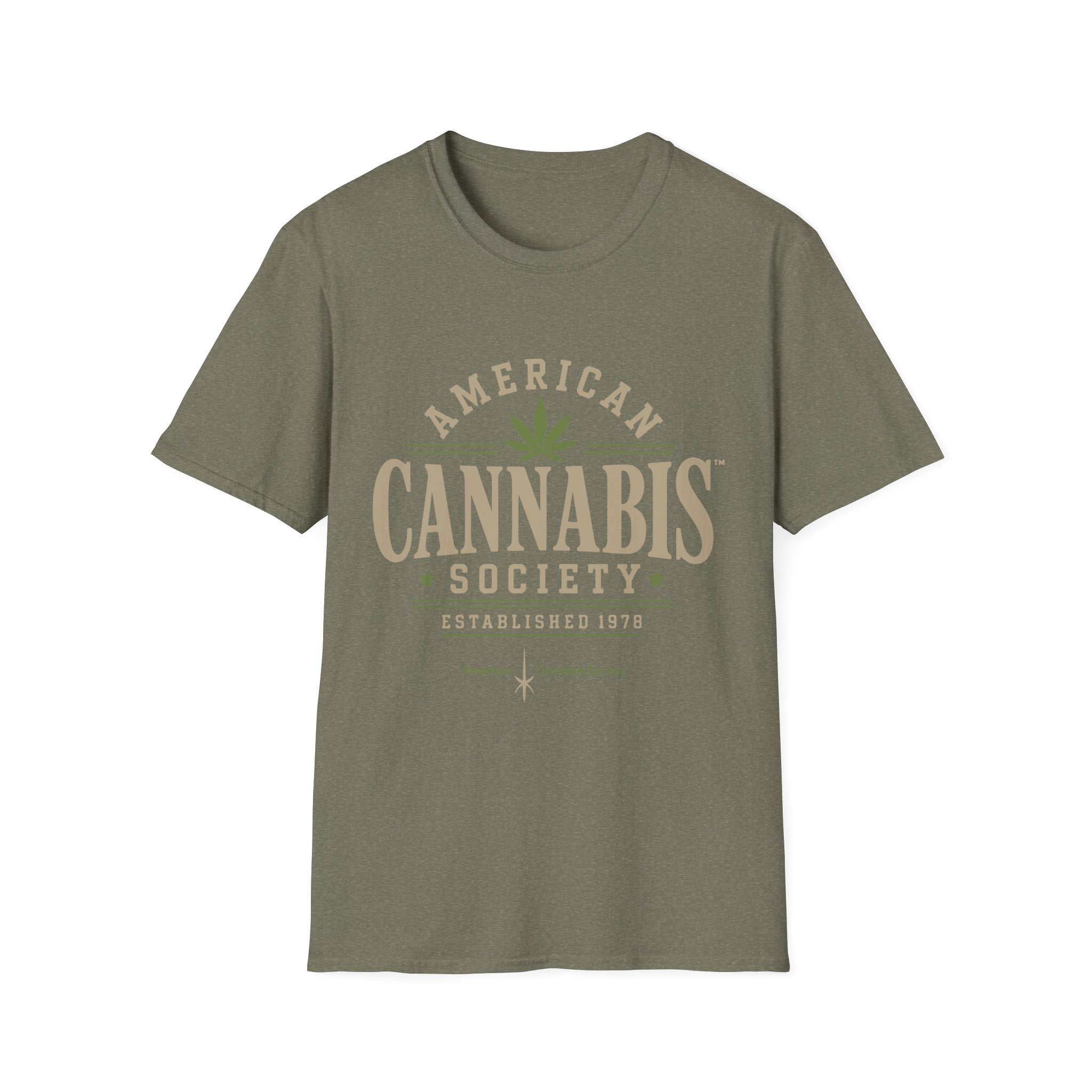 American Cannabis Society® T-Shirt — American Cannabis Society® Vintage Logo Tee - Image 17