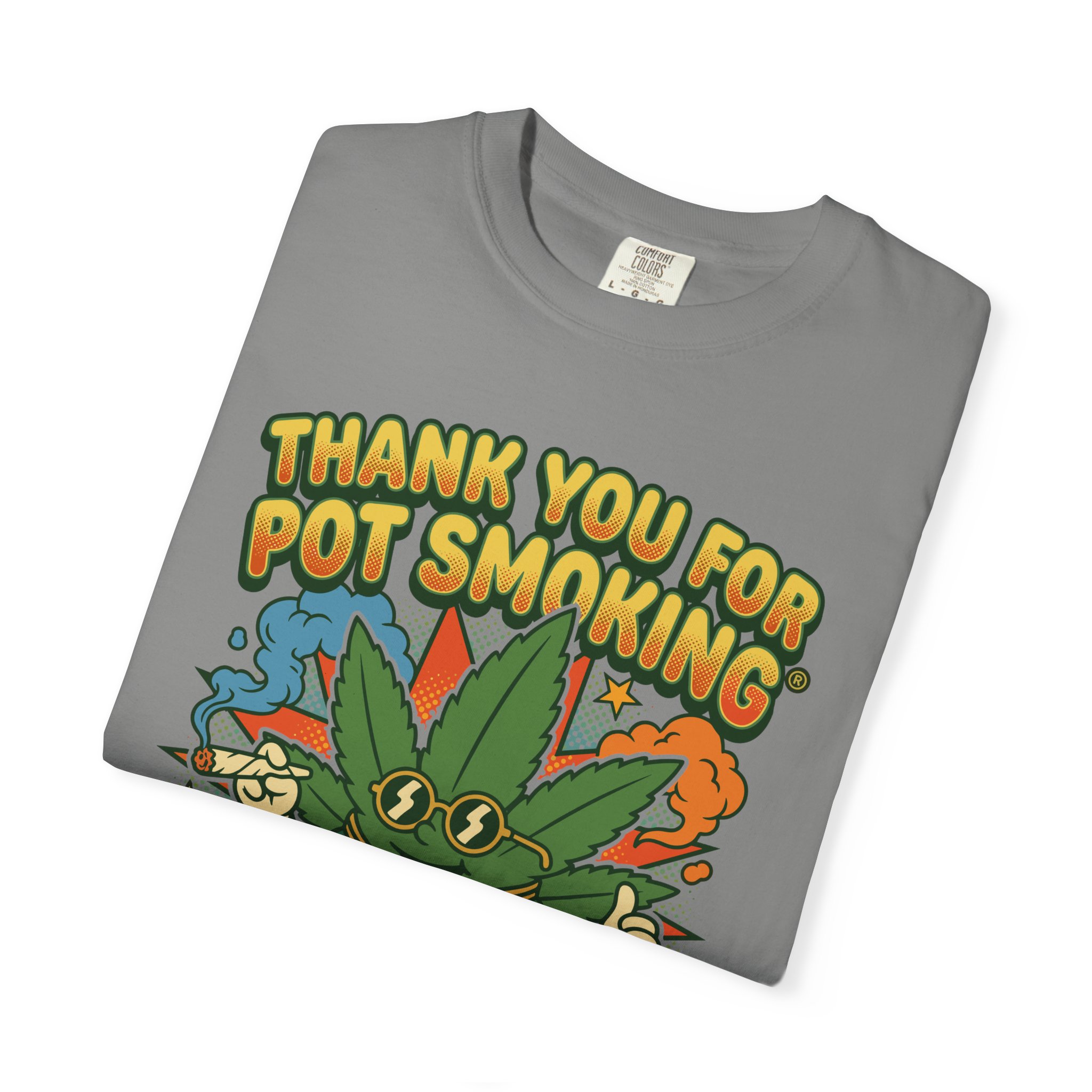 Thank You For Pot Smoking® Retro Cartoon T-Shirt - Image 47