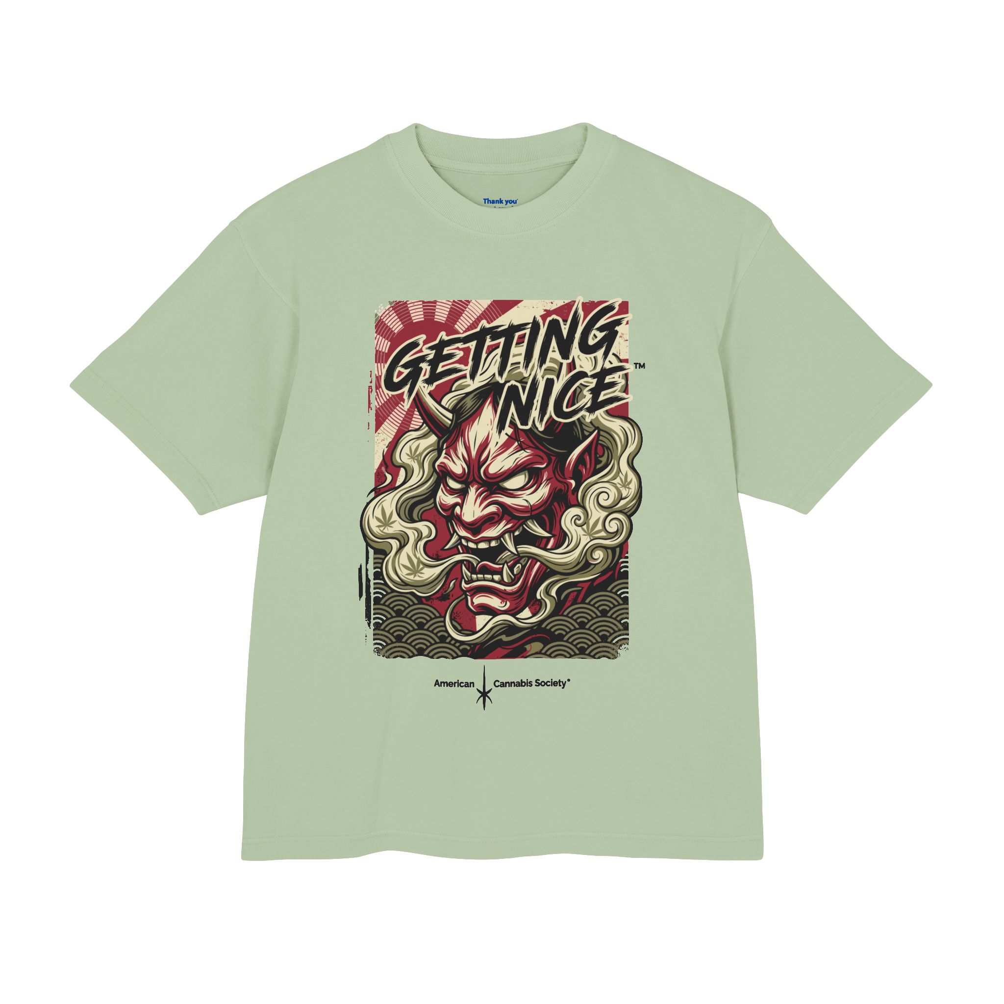 Getting Nice Oni Graphic Tee — Japanese Demon Mask Streetwear Shirt - Image 29