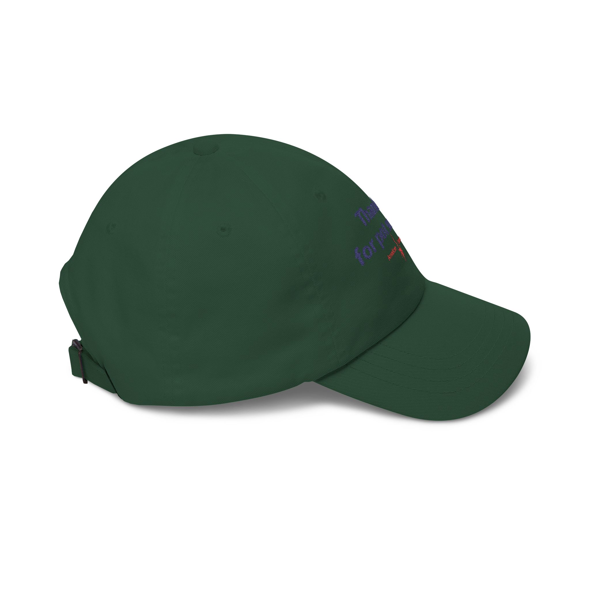 Thank You for Pot Smoking® Classic Dad Cap — Embroidered Cannabis Slogan Hat | Yupoong by GreenRX™ | American Cannabis Society® Approved - Image 20
