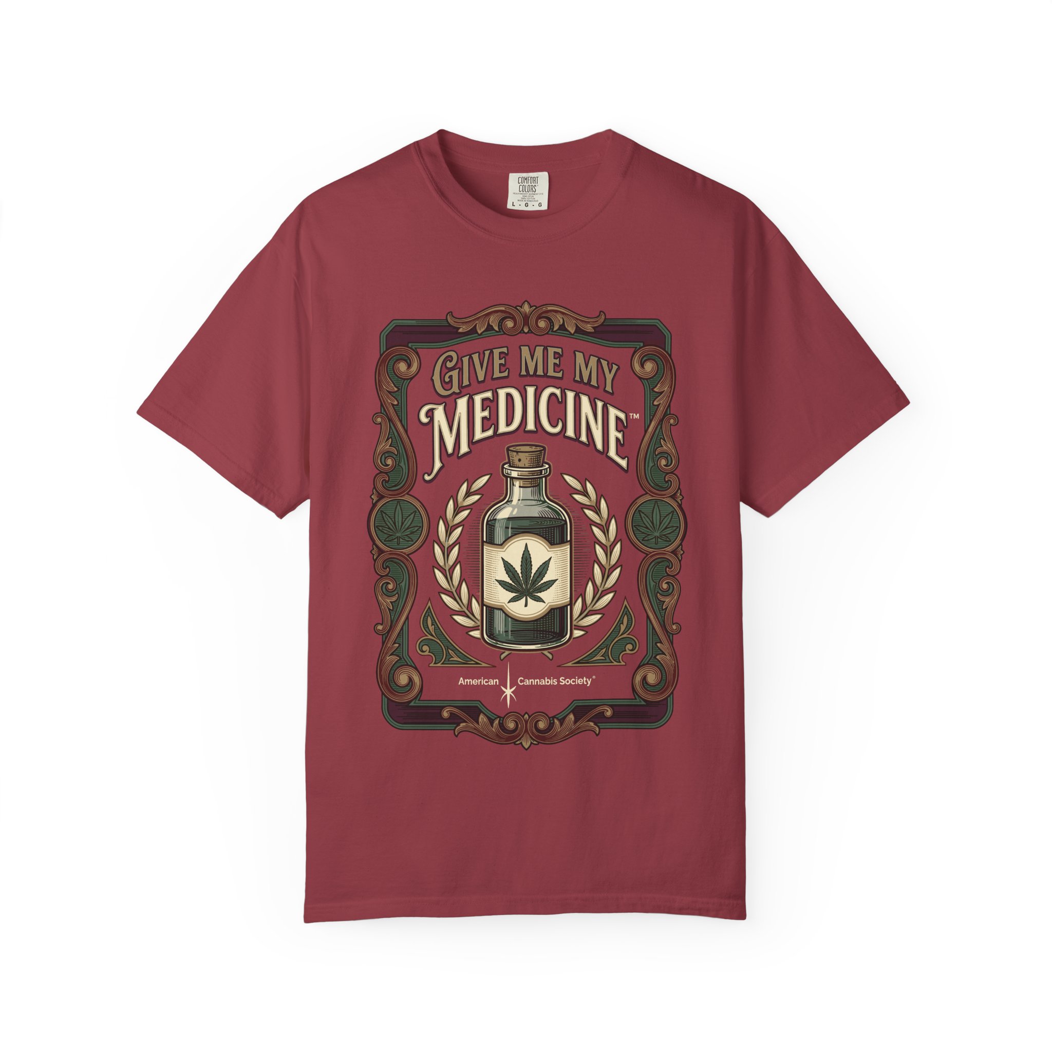 Give Me My Medicine™ T-Shirt — Vintage Cannabis Bottle Graphic Tee - Image 49