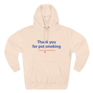 Thank You for Pot Smoking® Minimalist Hoodie | ACS® Approved | THC Factor