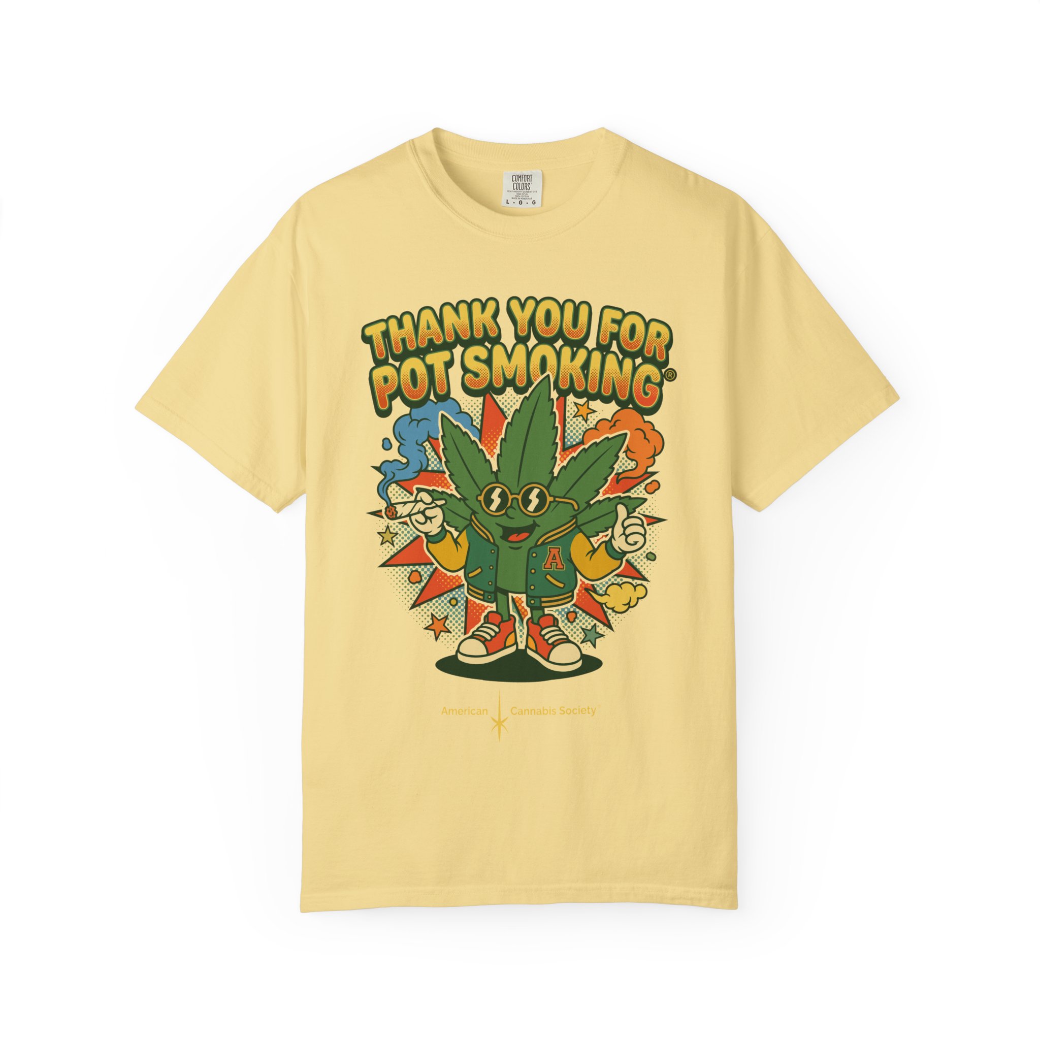 Thank You For Pot Smoking® Retro Cartoon T-Shirt - Image 13