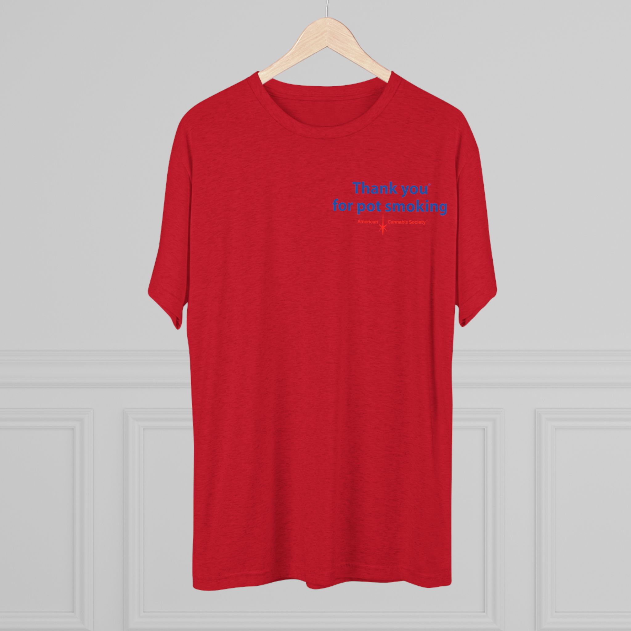 Thank You for Pot Smoking® Tri-Blend Crew Tee | ACS® Approved | THC Factor - Image 52