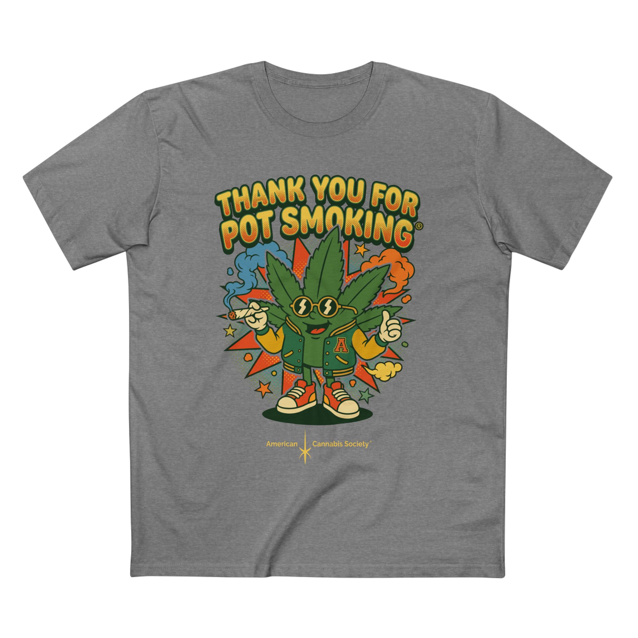 Thank You for Pot Smoking® T-Shirt — Retro Cannabis Graphic Tee - Image 25