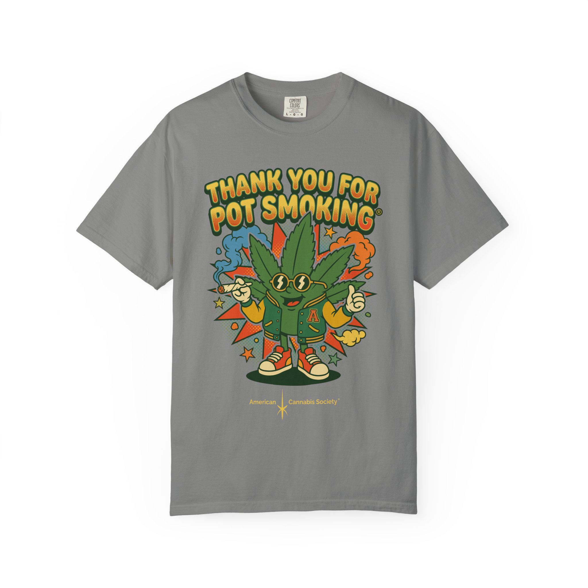Thank You For Pot Smoking® Retro Cartoon T-Shirt - Image 45