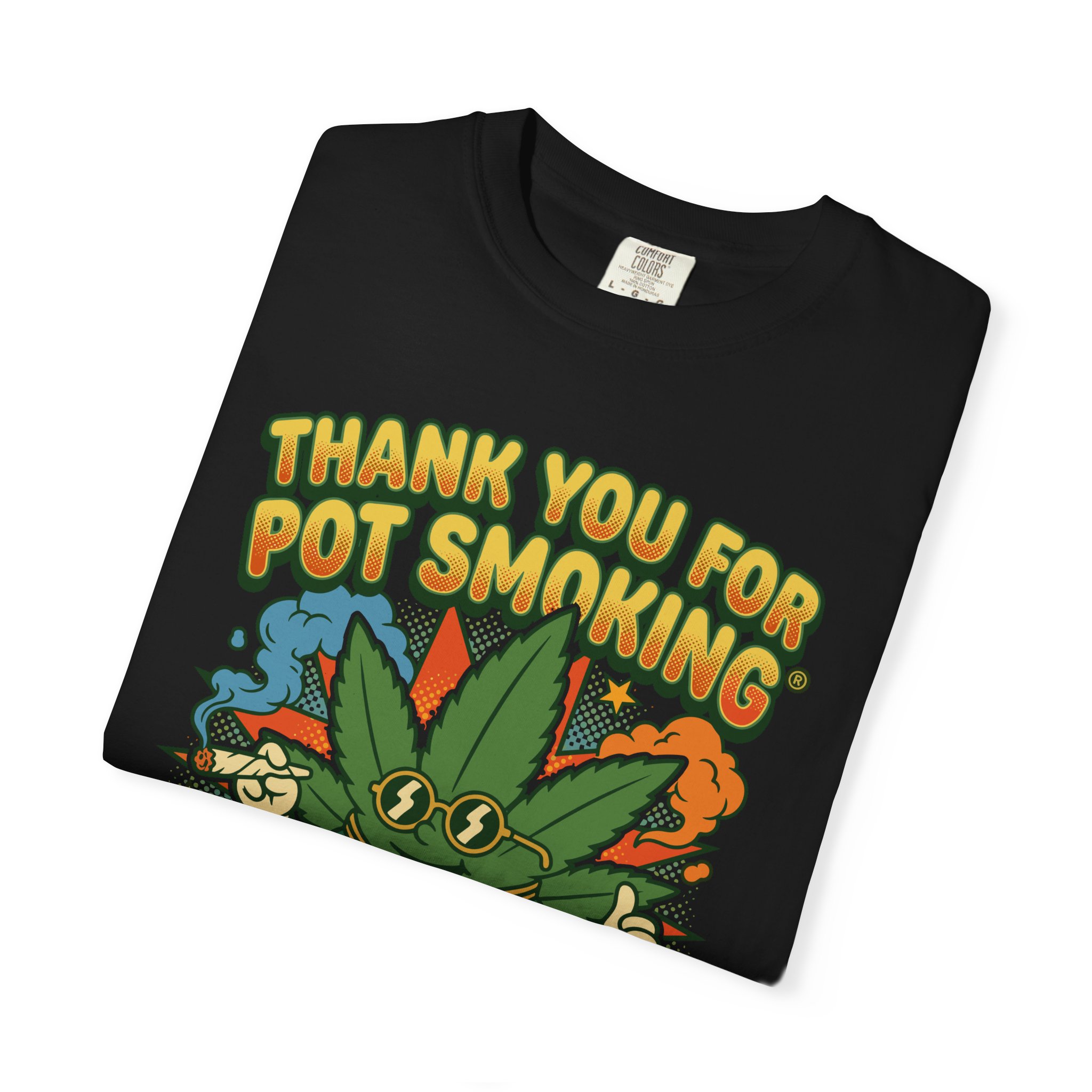 Thank You For Pot Smoking® Retro Cartoon T-Shirt - Image 55