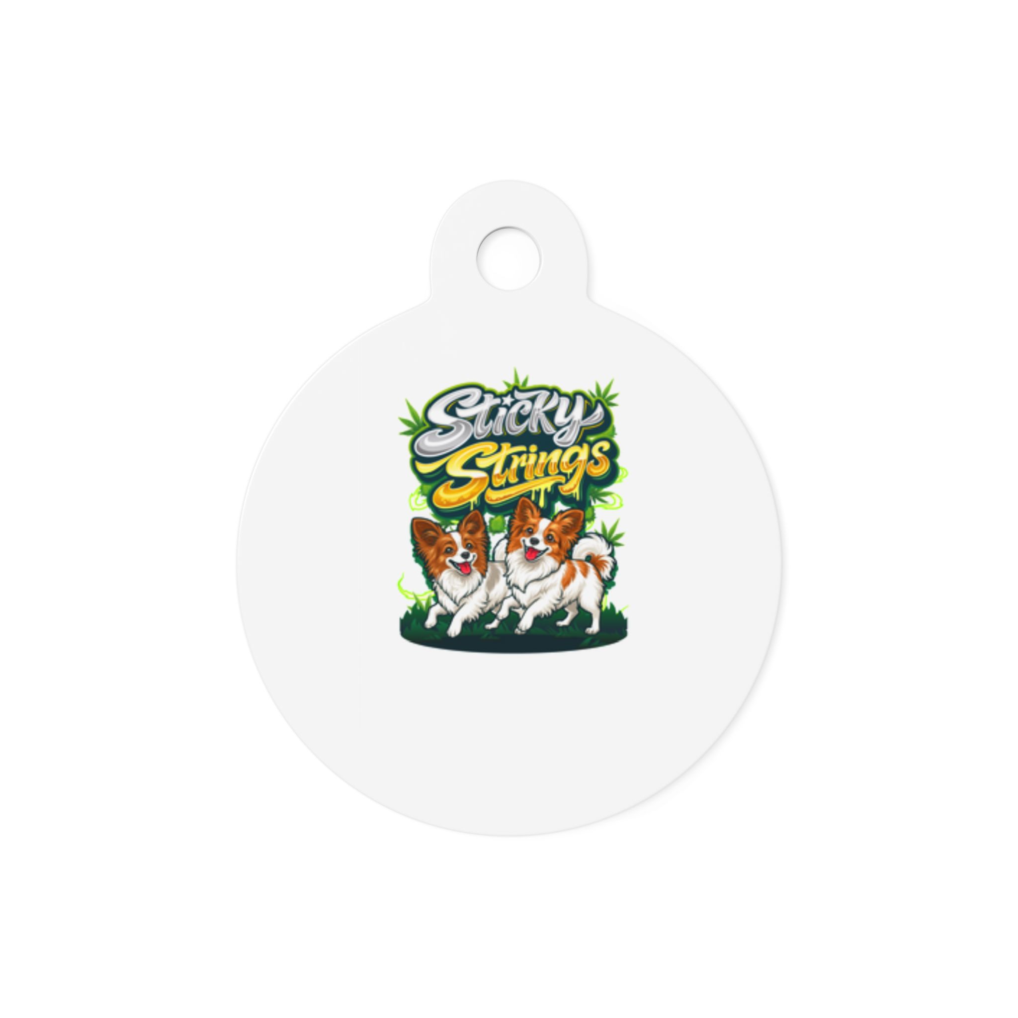 Pet ID Tag — Sticky Strings™ Paw Bone Customizable Dog Tag - Image 3