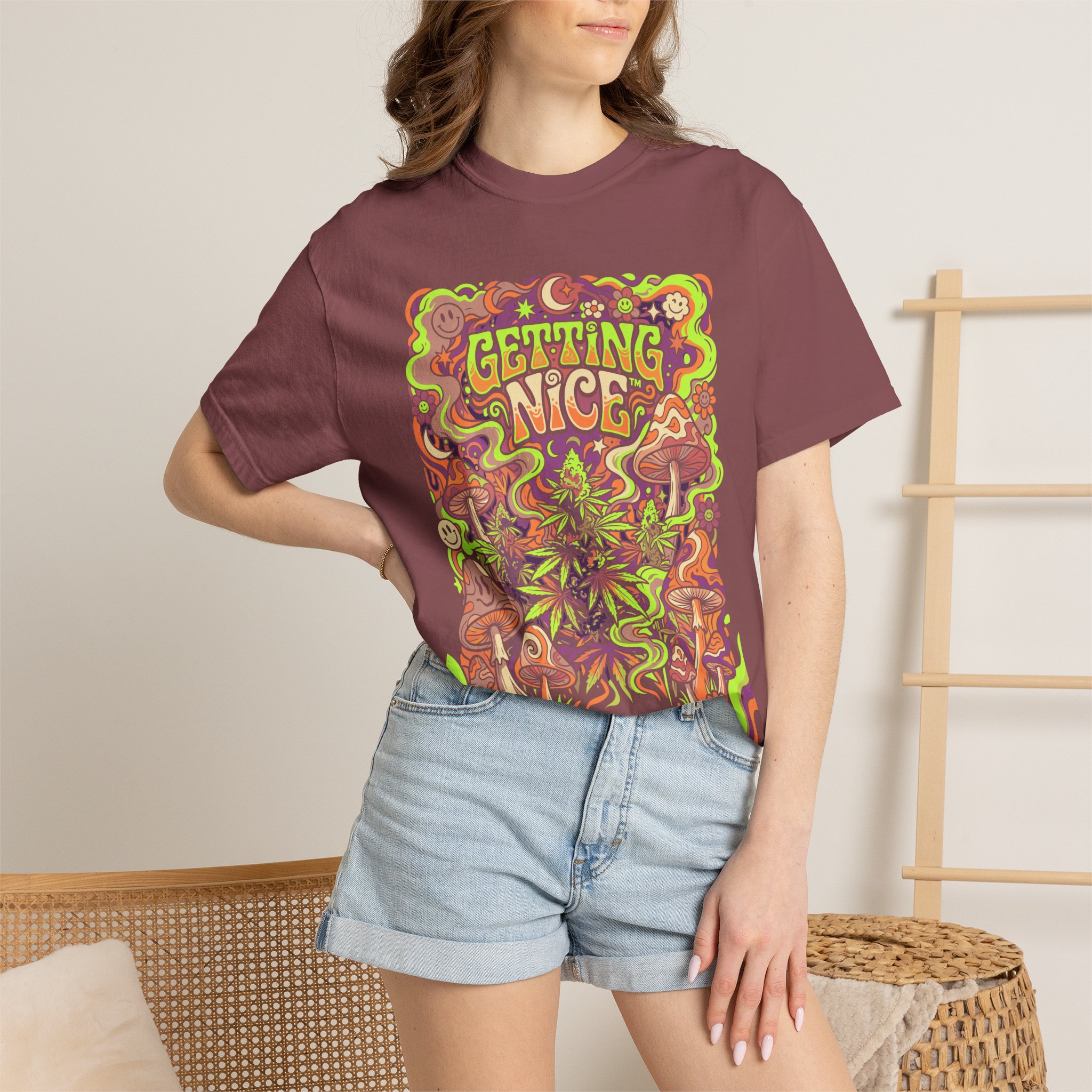 Psychedelic Getting Nice™ Graphic T-Shirt - Image 12