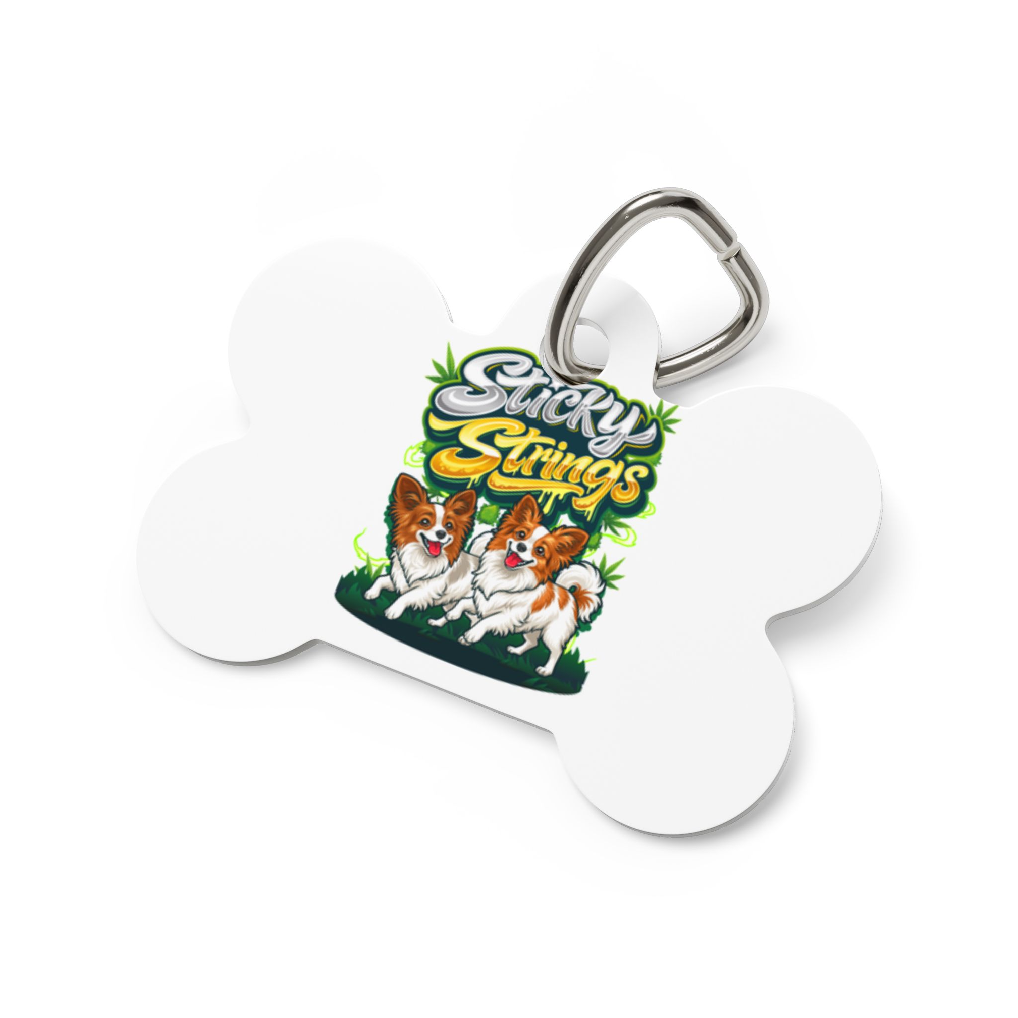 Pet ID Tag — Sticky Strings™ Paw Bone Customizable Dog Tag - Image 2