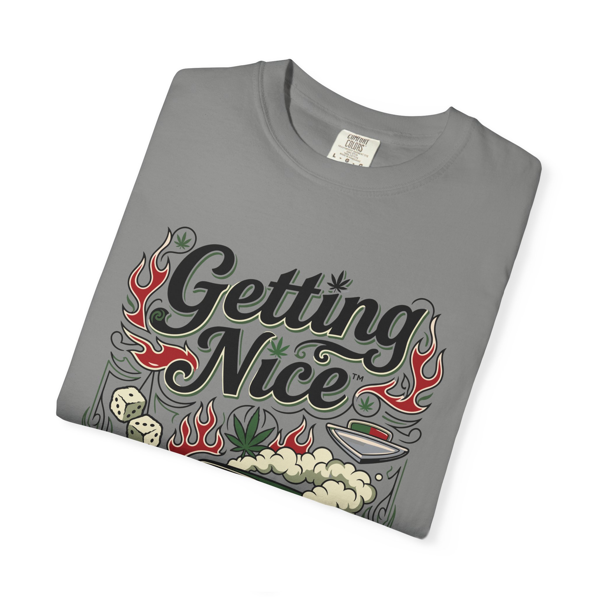 Getting Nice™ Lowrider T-Shirt — Cannabis Car Culture Graphic Tee - Image 43
