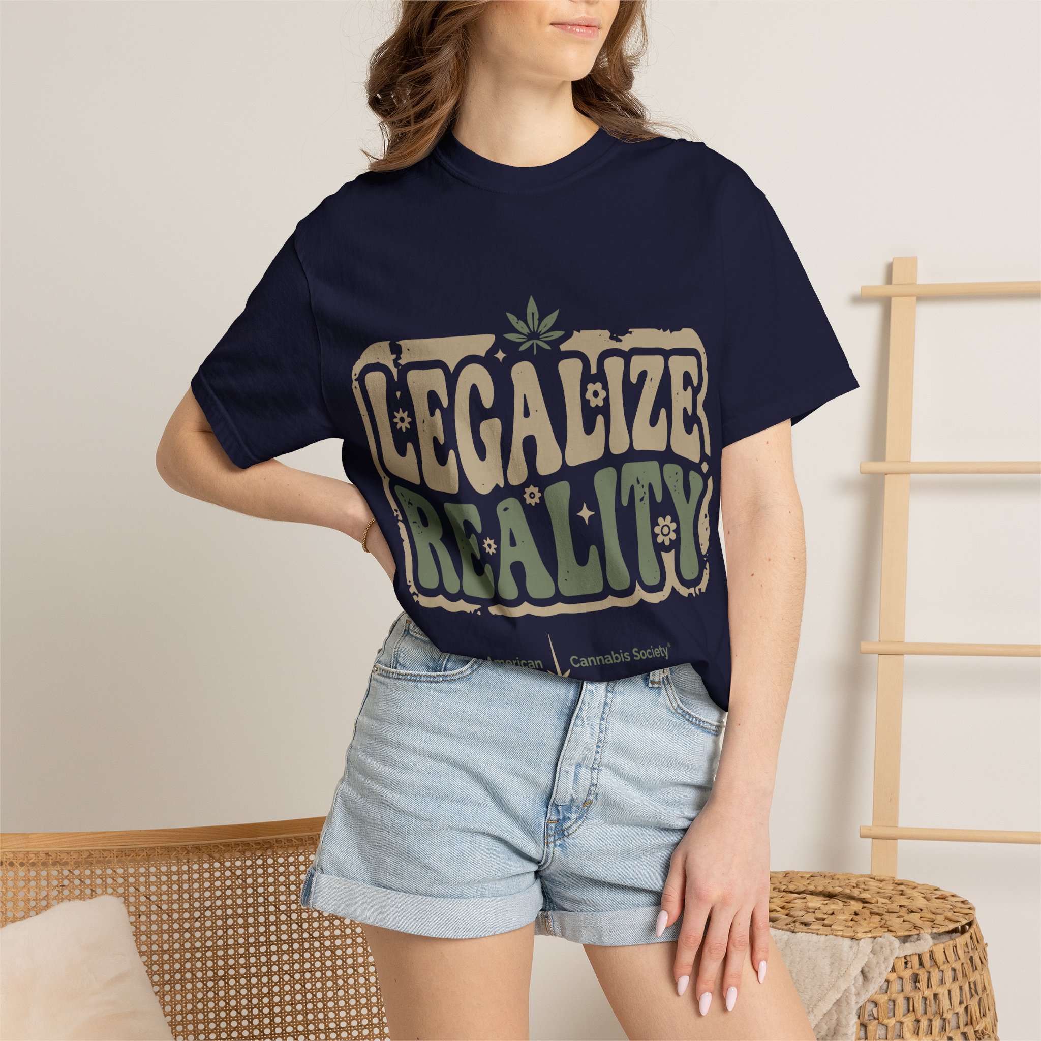 American Cannabis Society® “Legalize Reality” T-Shirt — Retro Cannabis Advocacy Graphic Tee - Image 36