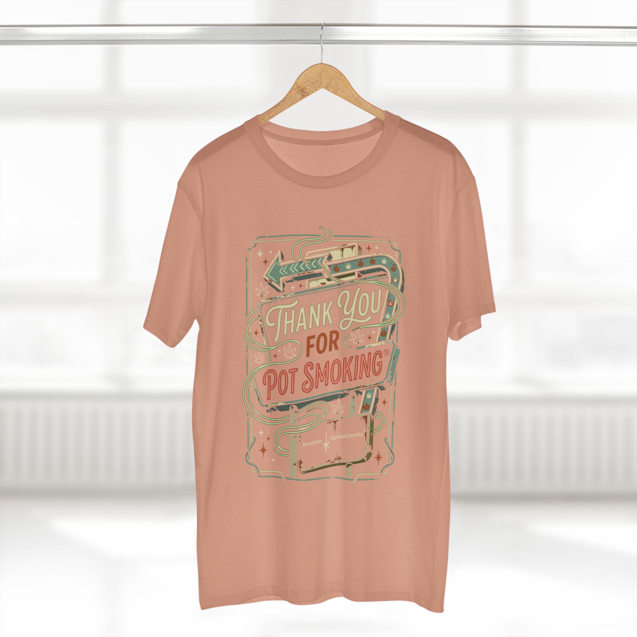 Thank You for Pot Smoking T-Shirt – Retro Cannabis Graphic Tee - Image 24