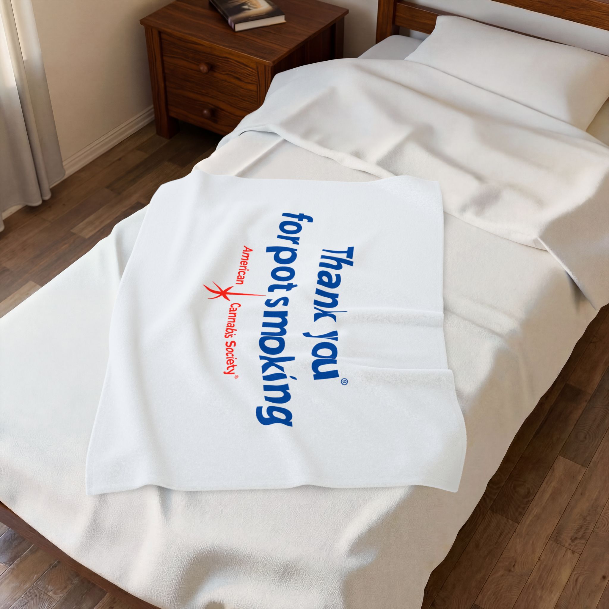 Thank You for Pot Smoking® Throw Blanket | ACS® Approved | THC Factor - Image 11