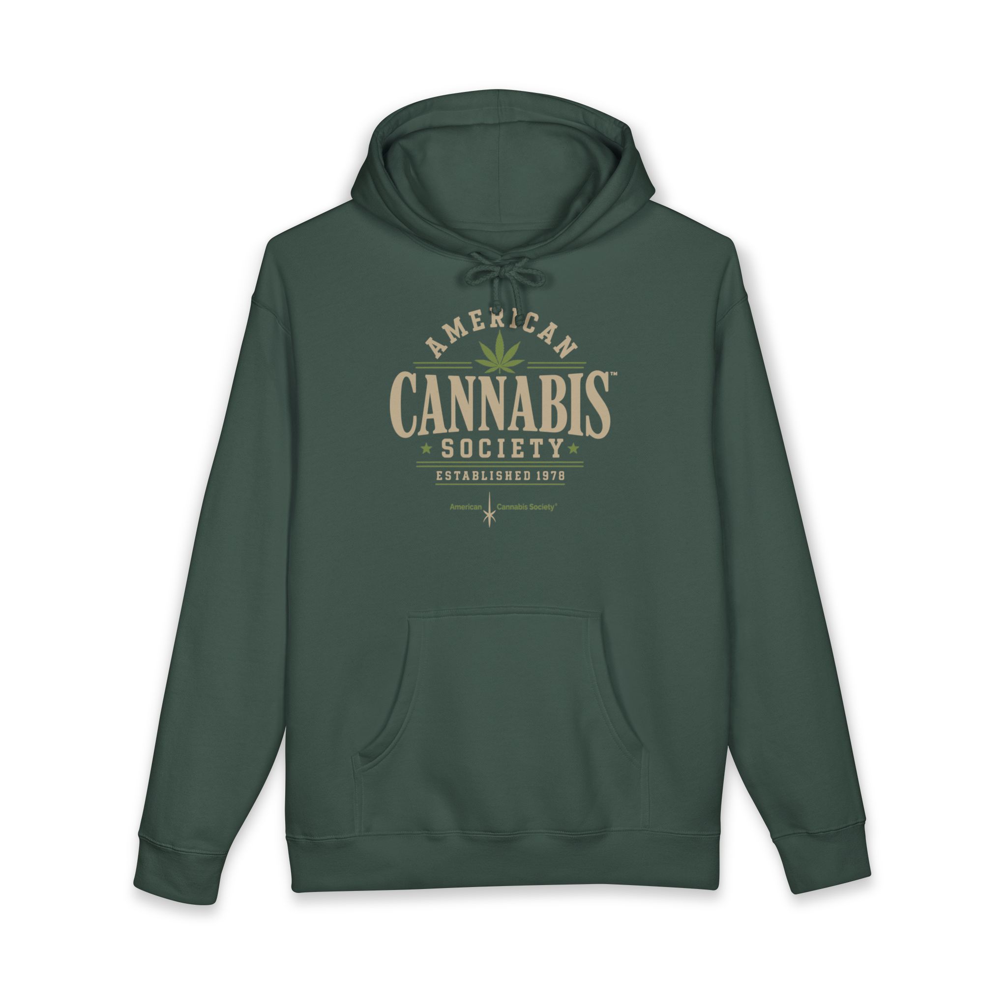 Cannabis Society Hoodie — American Cannabis Society Hooded Sweatshirt - Image 13