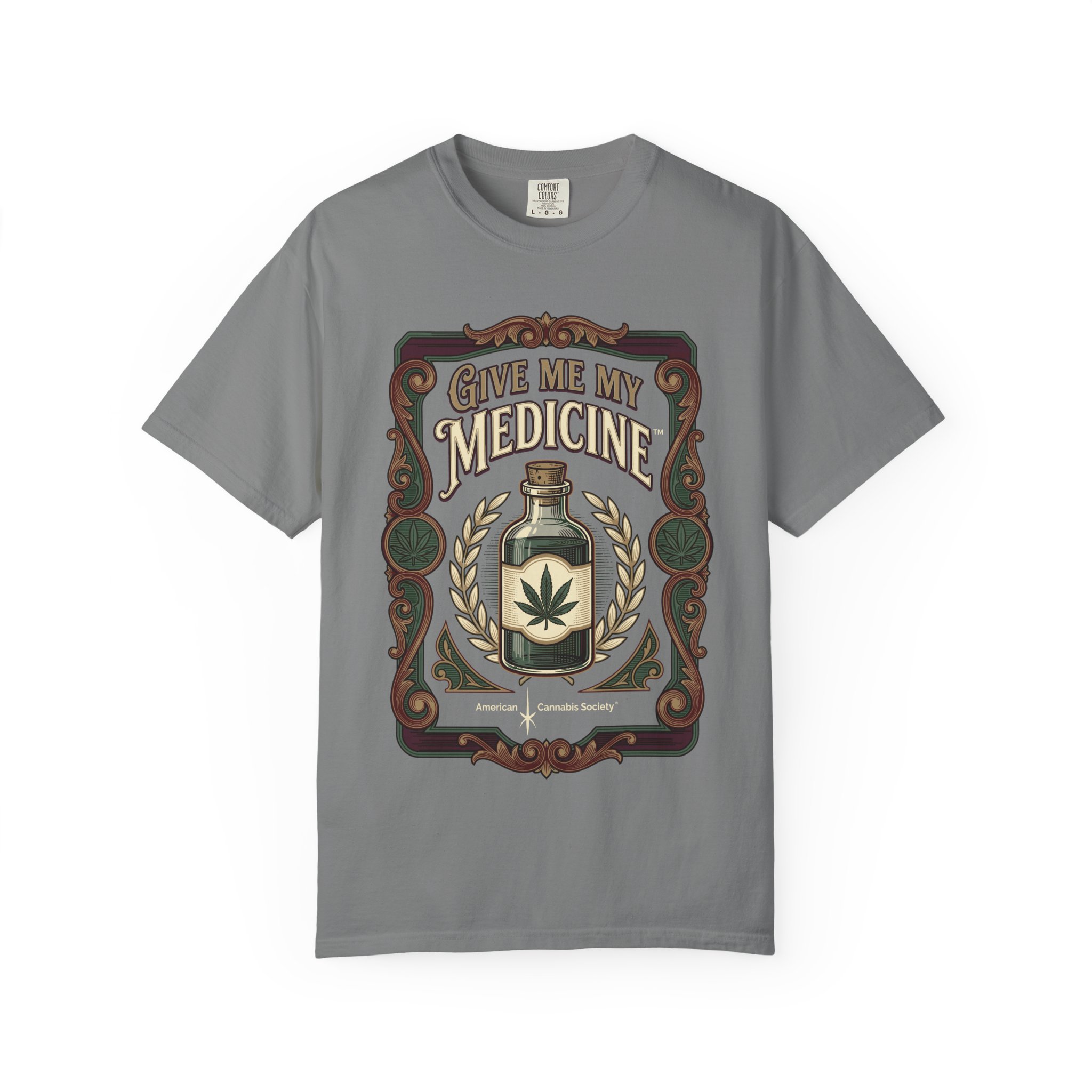 Give Me My Medicine™ T-Shirt — Vintage Cannabis Bottle Graphic Tee - Image 17