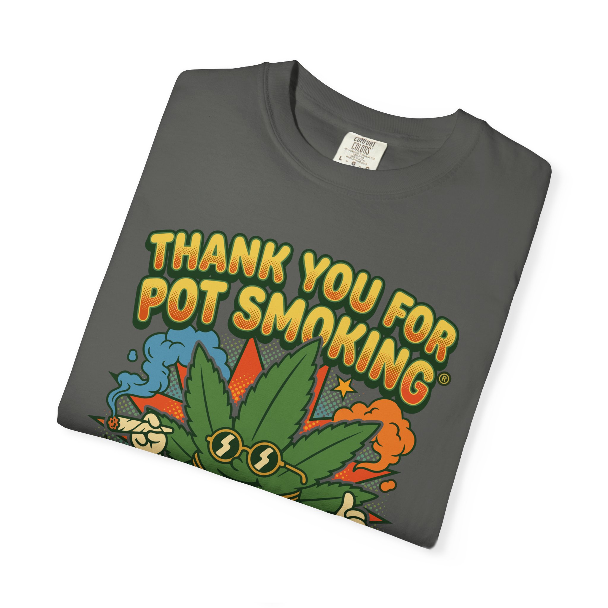 Thank You For Pot Smoking® Retro Cartoon T-Shirt - Image 19