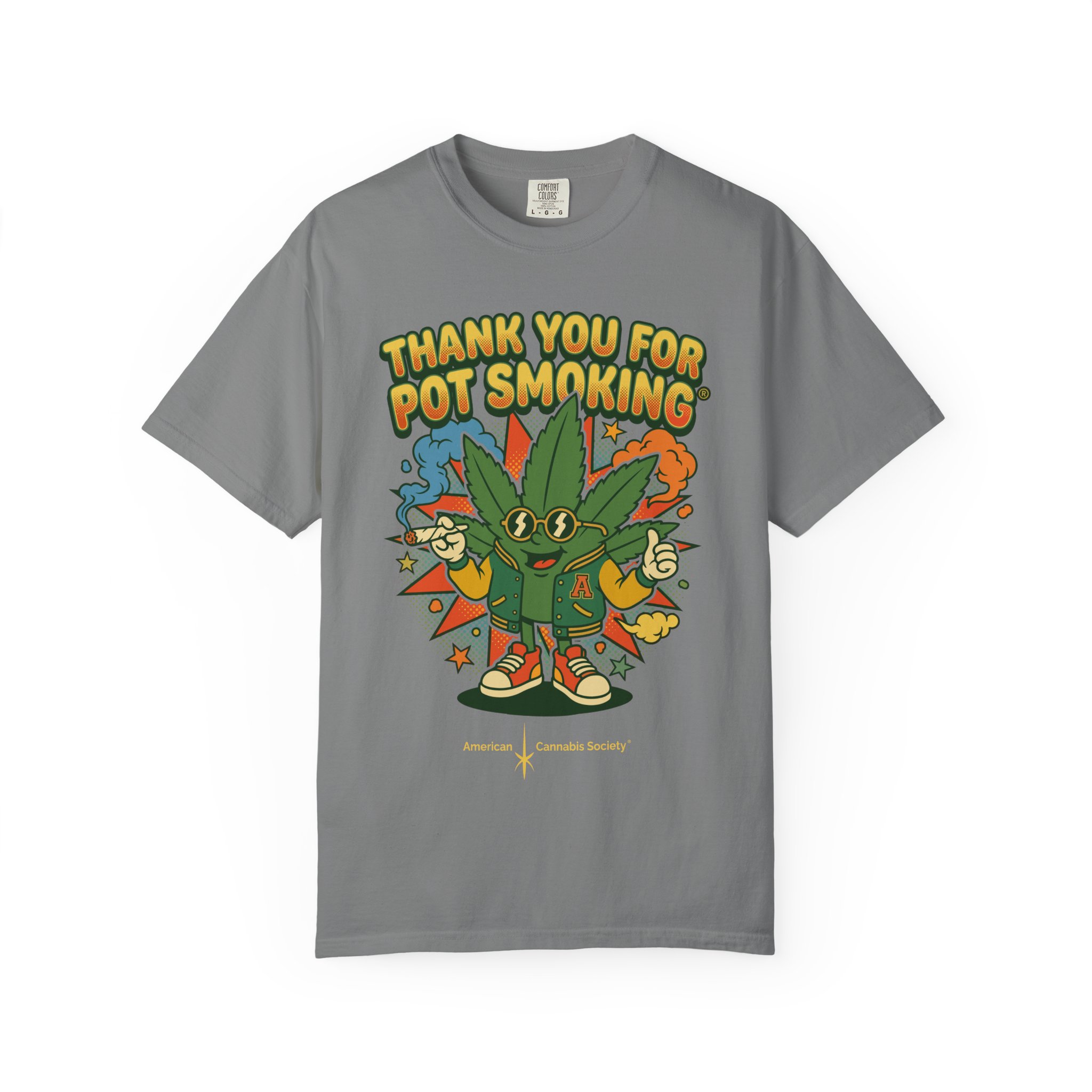 Thank You For Pot Smoking® Retro Cartoon T-Shirt - Image 21