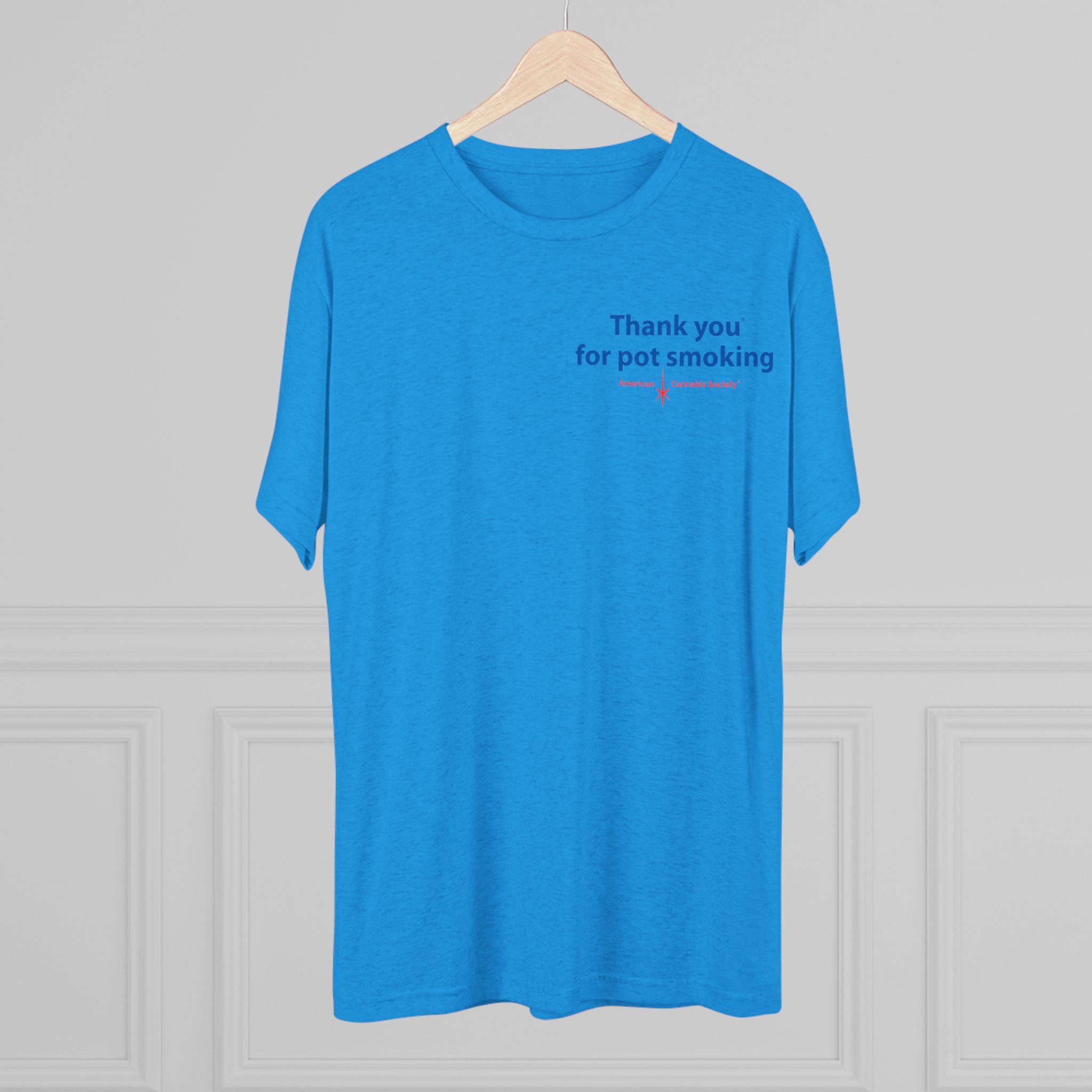 Thank You for Pot Smoking® Tri-Blend Crew Tee | ACS® Approved | THC Factor - Image 24