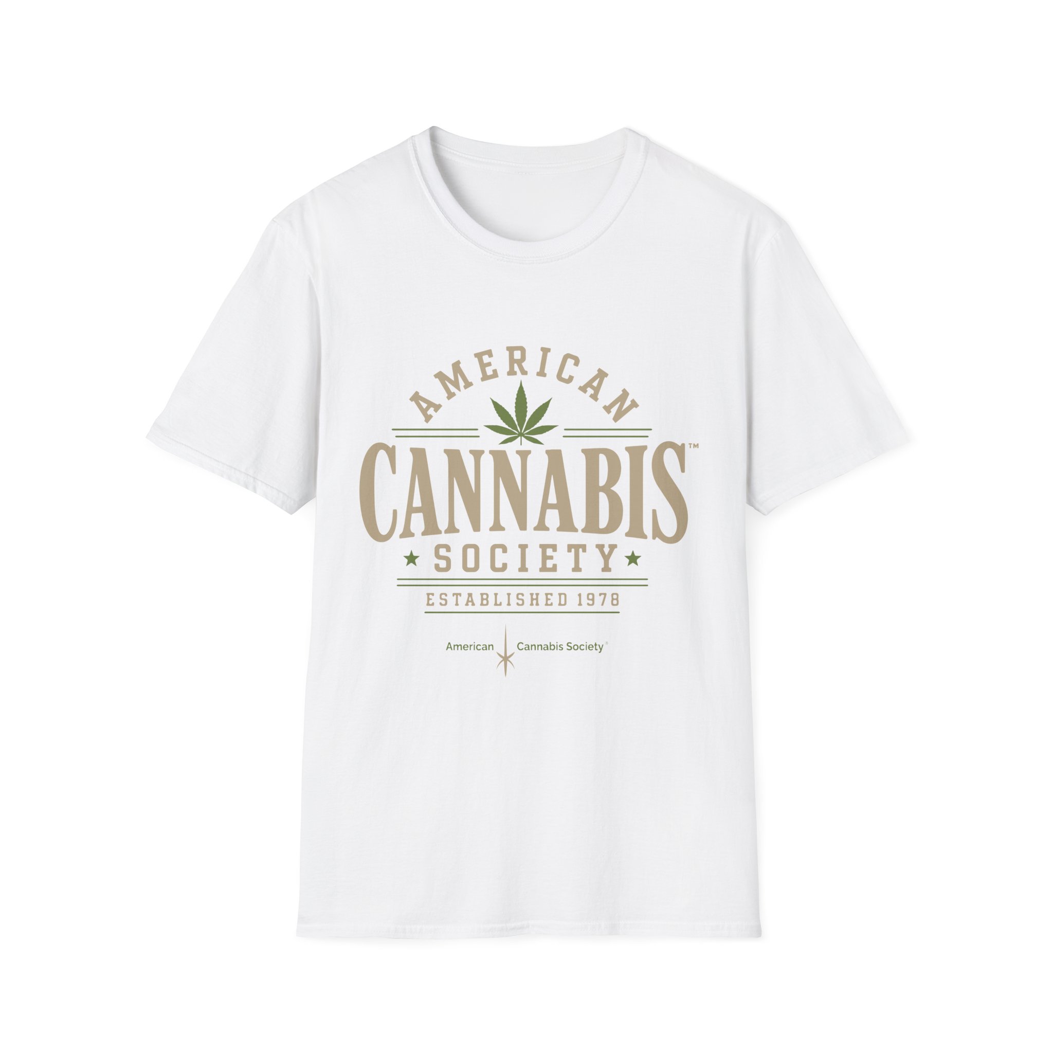 American Cannabis Society® T-Shirt — American Cannabis Society® Vintage Logo Tee