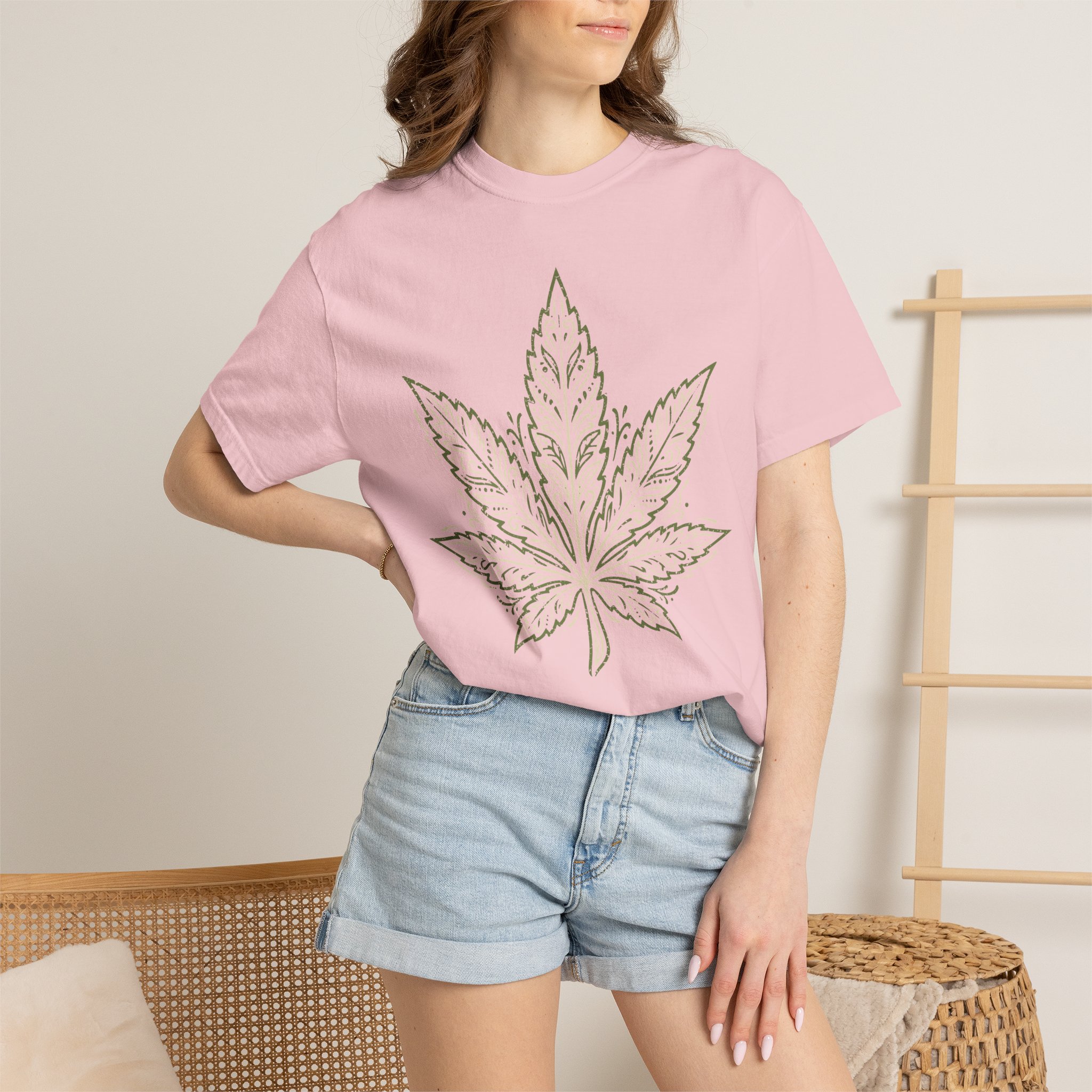 American Cannabis Society® Cannabis Leaf T-Shirt — Botanical Graphic Tee - Image 4