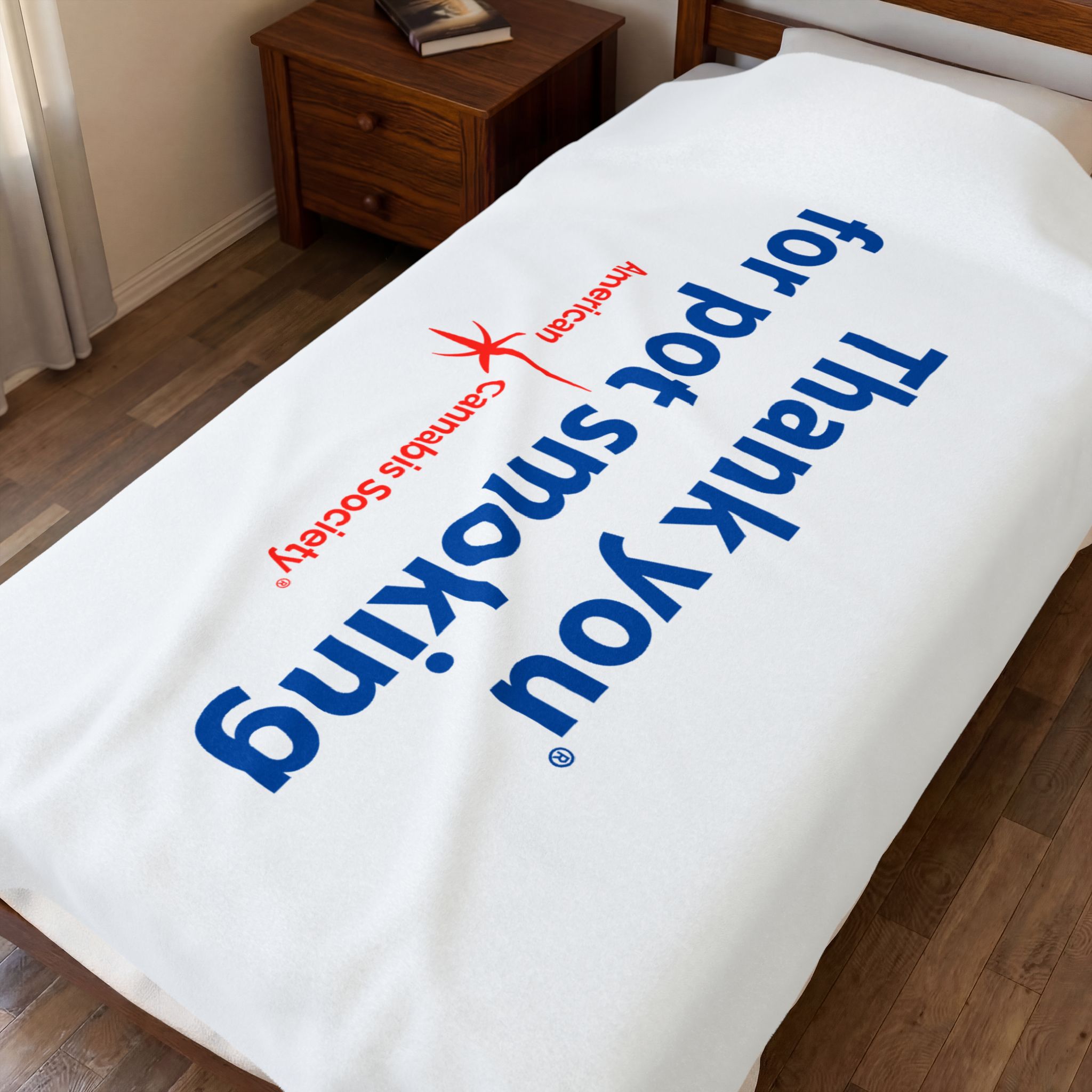 Thank You for Pot Smoking® Throw Blanket | ACS® Approved | THC Factor - Image 7