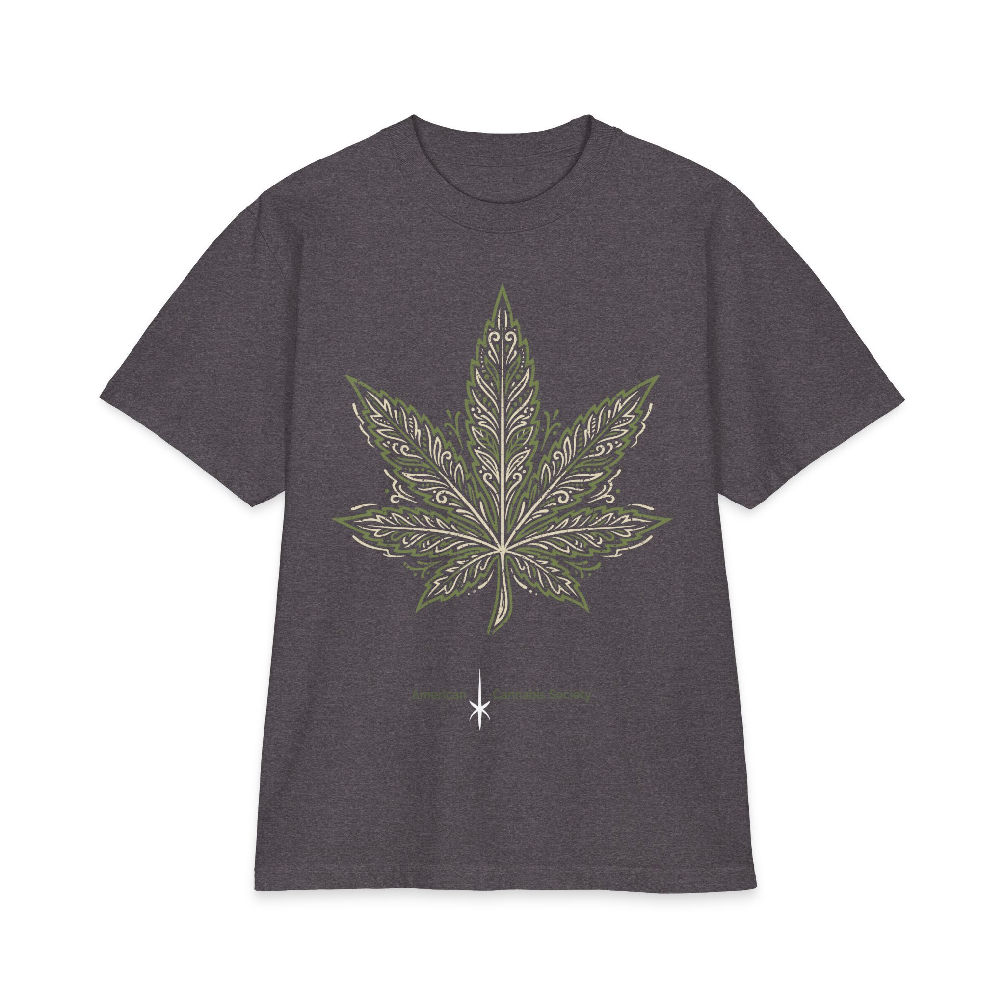 Leaf Mandala T‑Shirt — Ornate Cannabis Leaf Graphic Tee - Image 17