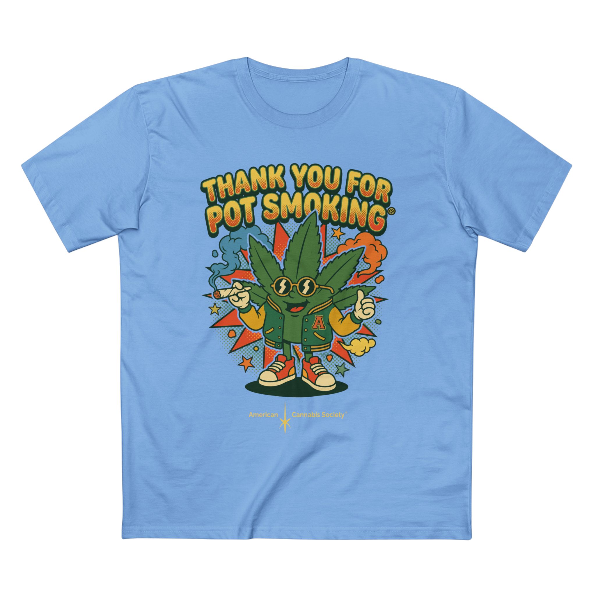 Thank You for Pot Smoking® T-Shirt — Retro Cannabis Graphic Tee - Image 49